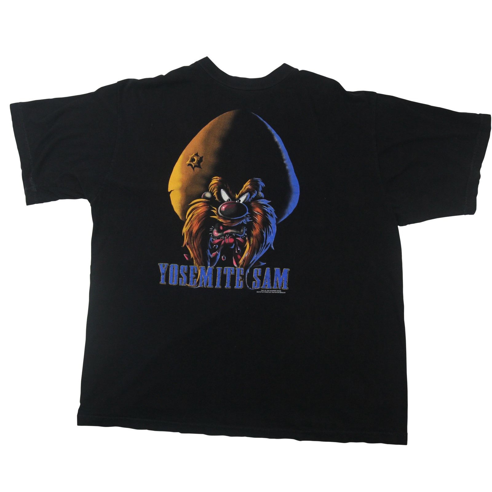 Vintage × Warner Bros Vintage 1993 Warner Bros Yosemite Sam Graphic T Shirt Size US XL / EU 56 / 4 - 1 Thumbnail