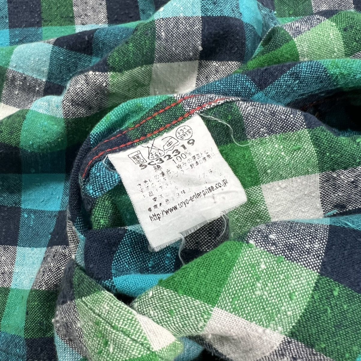 Sugar Cane Sugar Cane Plaid Linen Shirt Size US L / EU 52-54 / 3 - 5 Thumbnail
