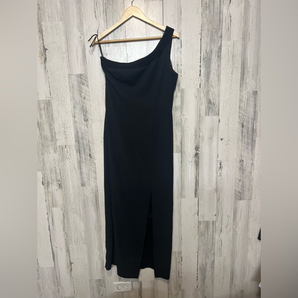 Other Maggy London Black One Shoulder Formal Gown | Size 6 | Elega Size S / US 4 / IT 40 - 4 Thumbnail