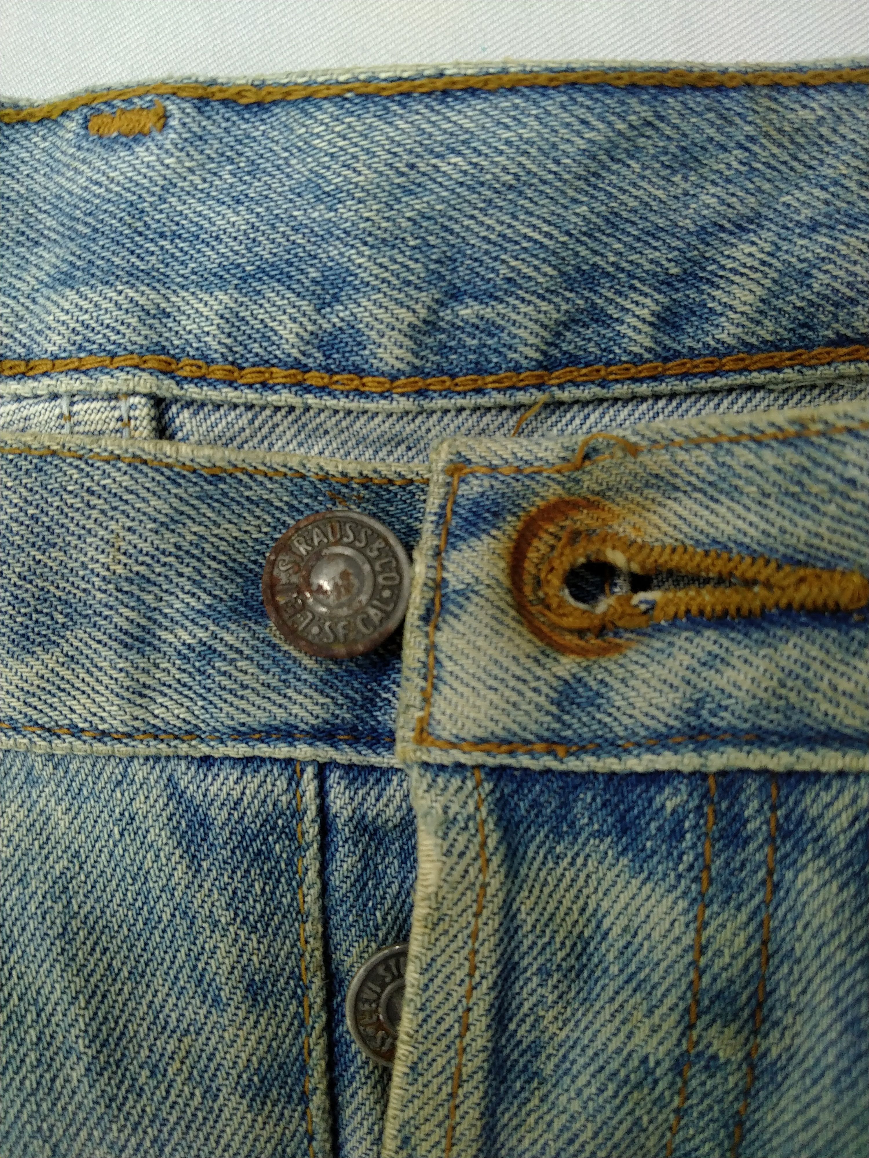 Levi's 90s Vintage Levi's 501 USA Rusty Denim 30x30 -JN525 Size US 30 / EU 46 - 12 Thumbnail