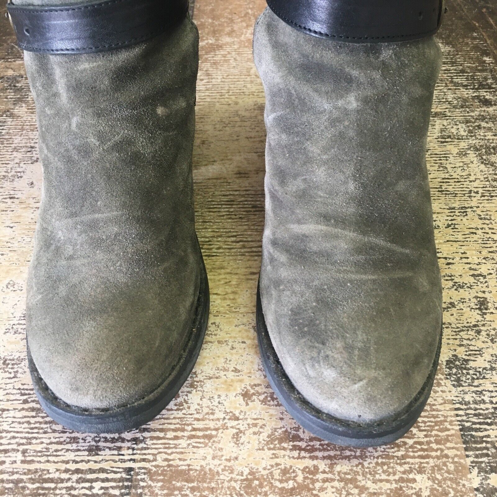 Fiorentini + Baker Fiorentini Baker Gray Ankle Suede Boots Womens EUR 36 US 6 Size US 6 / IT 36 - 6 Thumbnail
