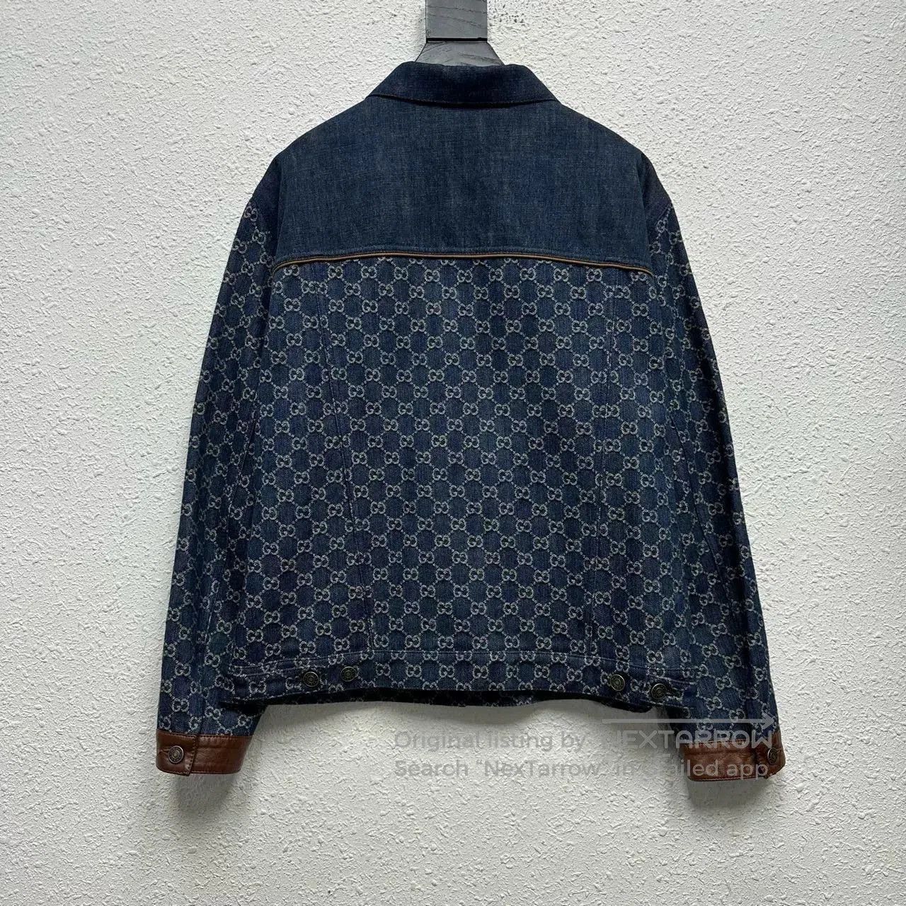 Gucci gucci denim jacket with iconic logo print. Size US M / EU 48-50 / 2 - 2 Thumbnail