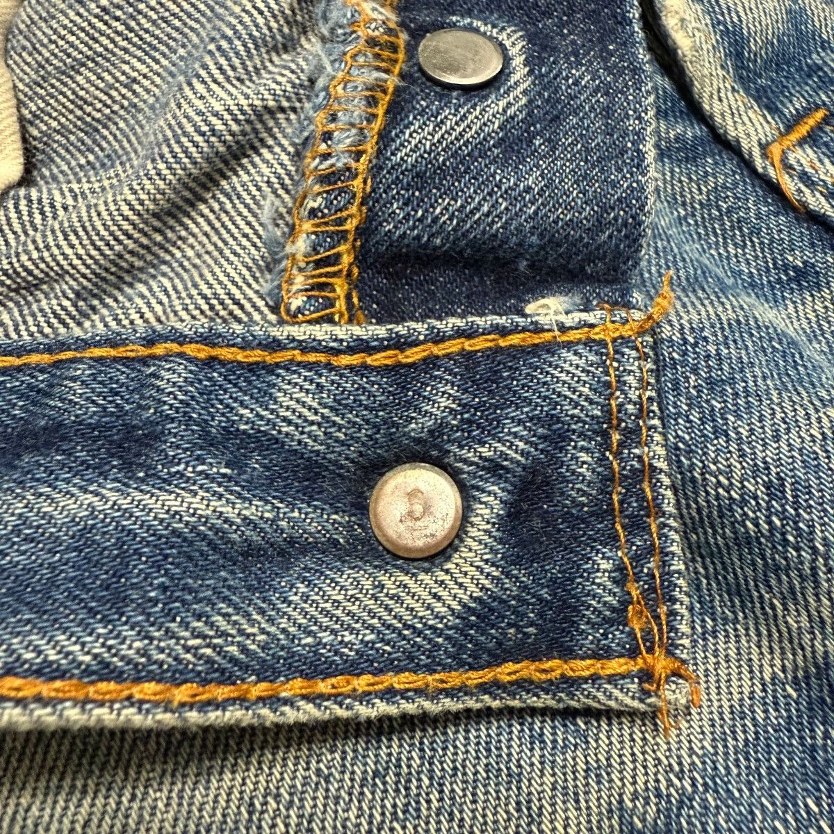 Levi's Vintage 60s Levis 501 Rindem Selvedge Button 6 Jeans Size US 30 / EU 46 - 8 Thumbnail