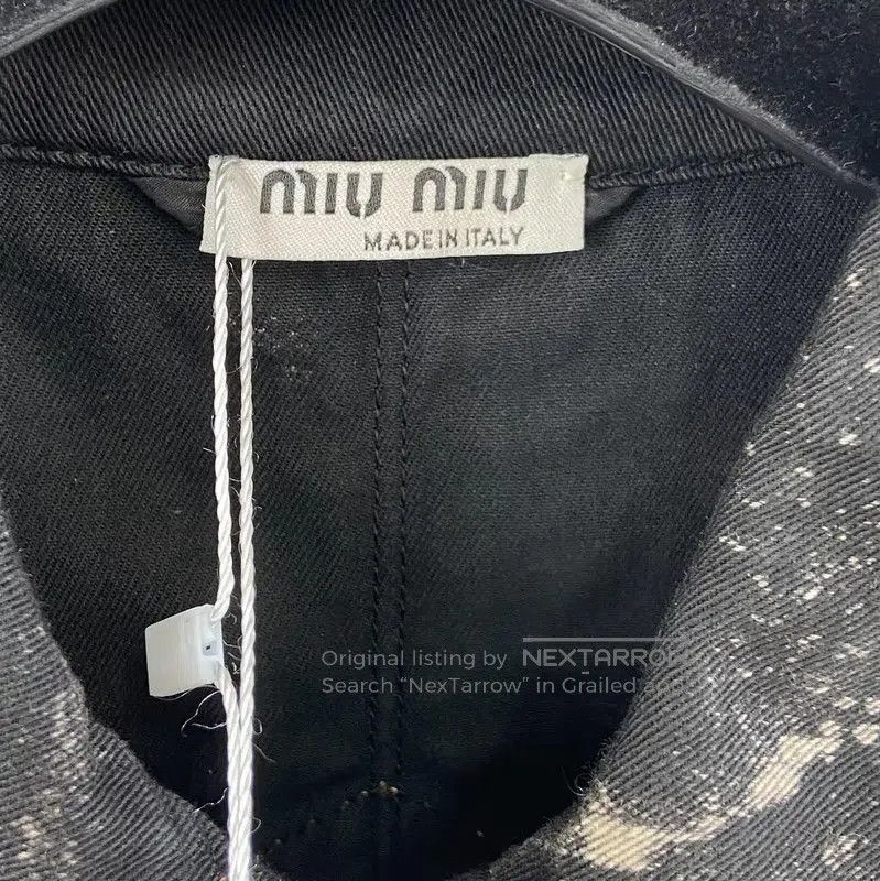 Miu Miu Miu Miu Black Cotton Women's Spring Jacket . Size XS / US 0-2 / IT 36-38 - 6 Thumbnail