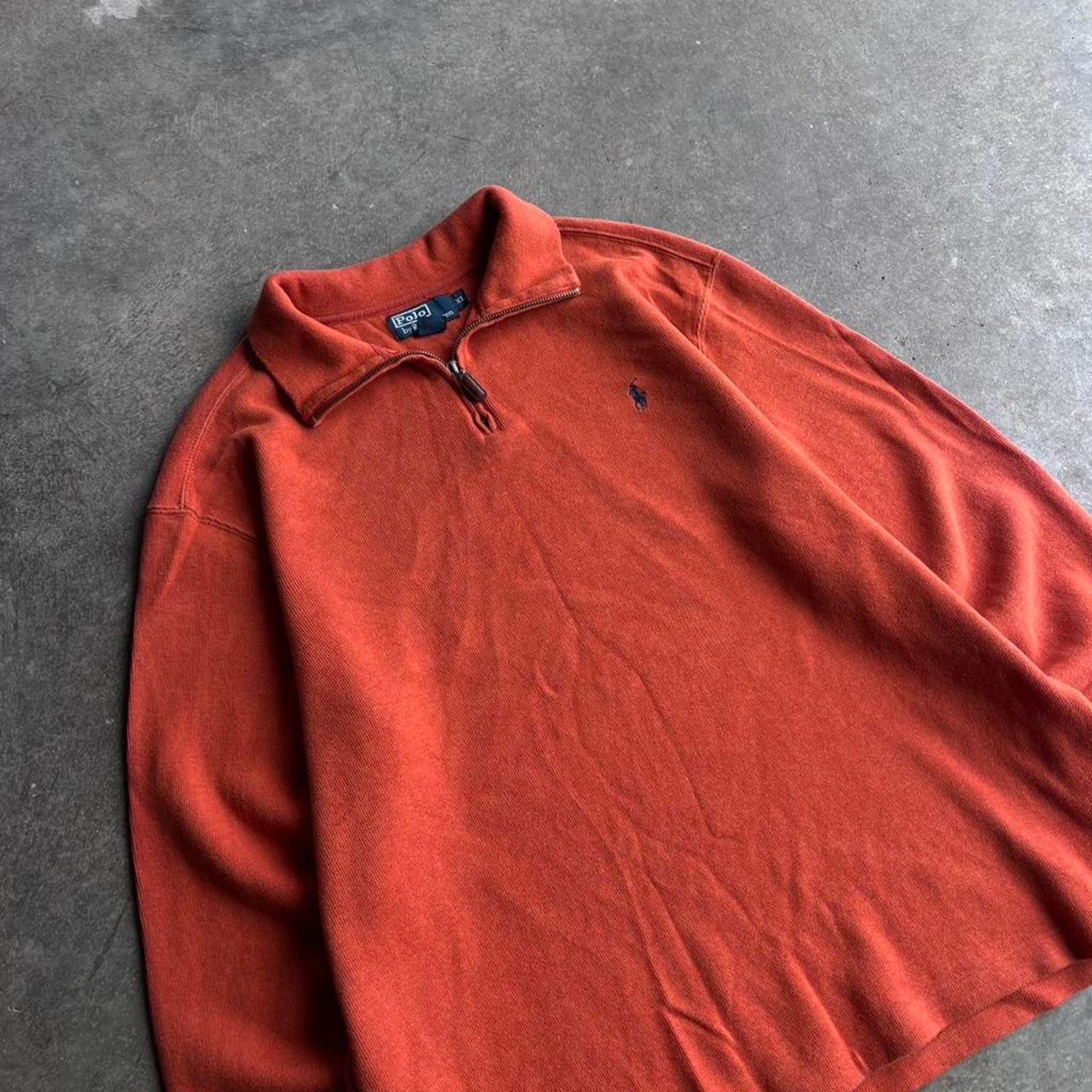 Polo Ralph Lauren 2000s polo ralph lauren orange quarter zip Size US XL / EU 56 / 4 - 2 Thumbnail