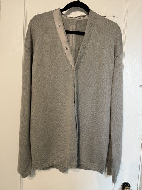 Pre-owned Rick Owens Off-white Peter Cardigan