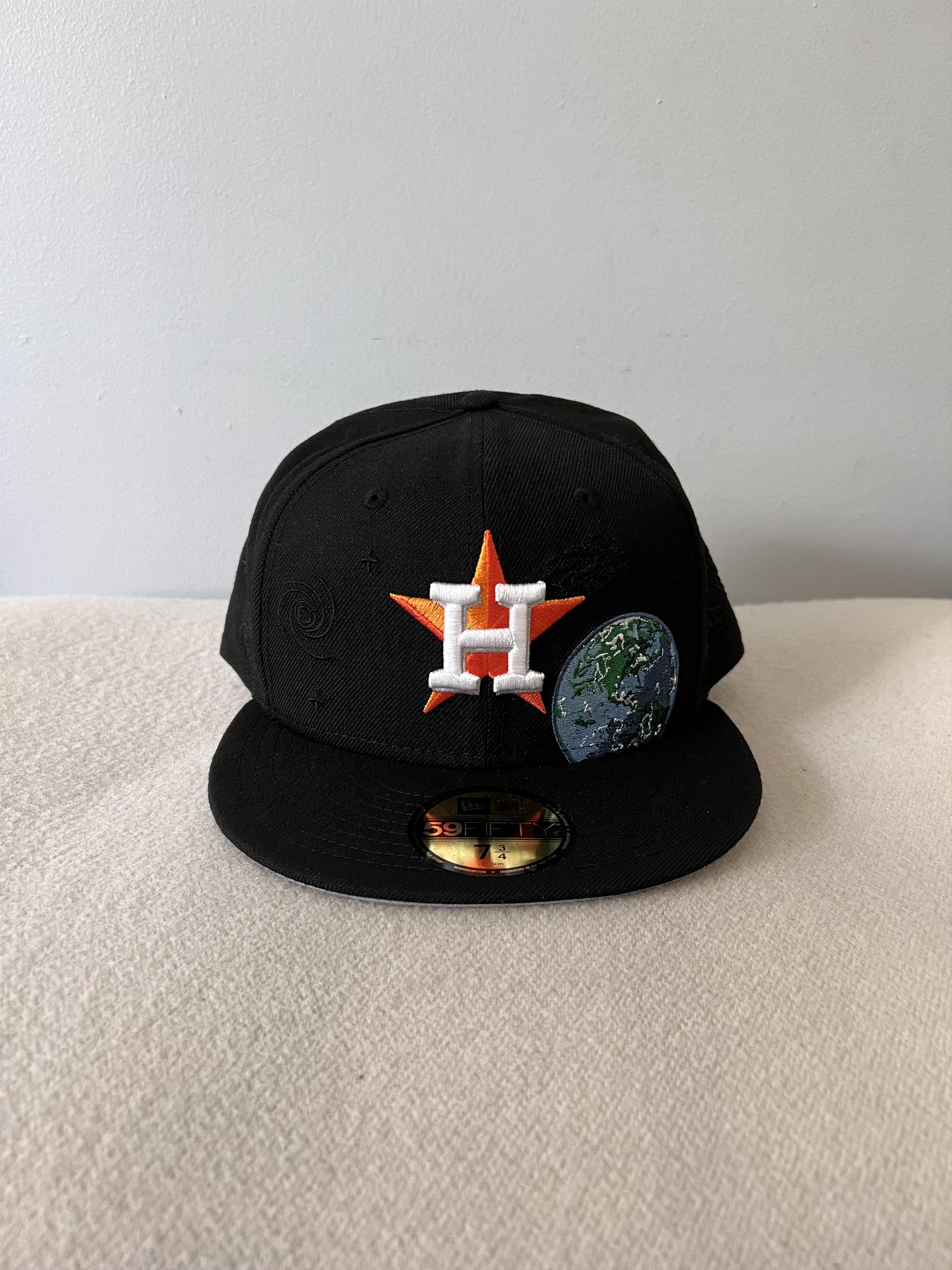 MLB 7 3/4 New Era 5950 Houston Astros Global Fitted Hat in Black Size ONE SIZE - 1 Thumbnail