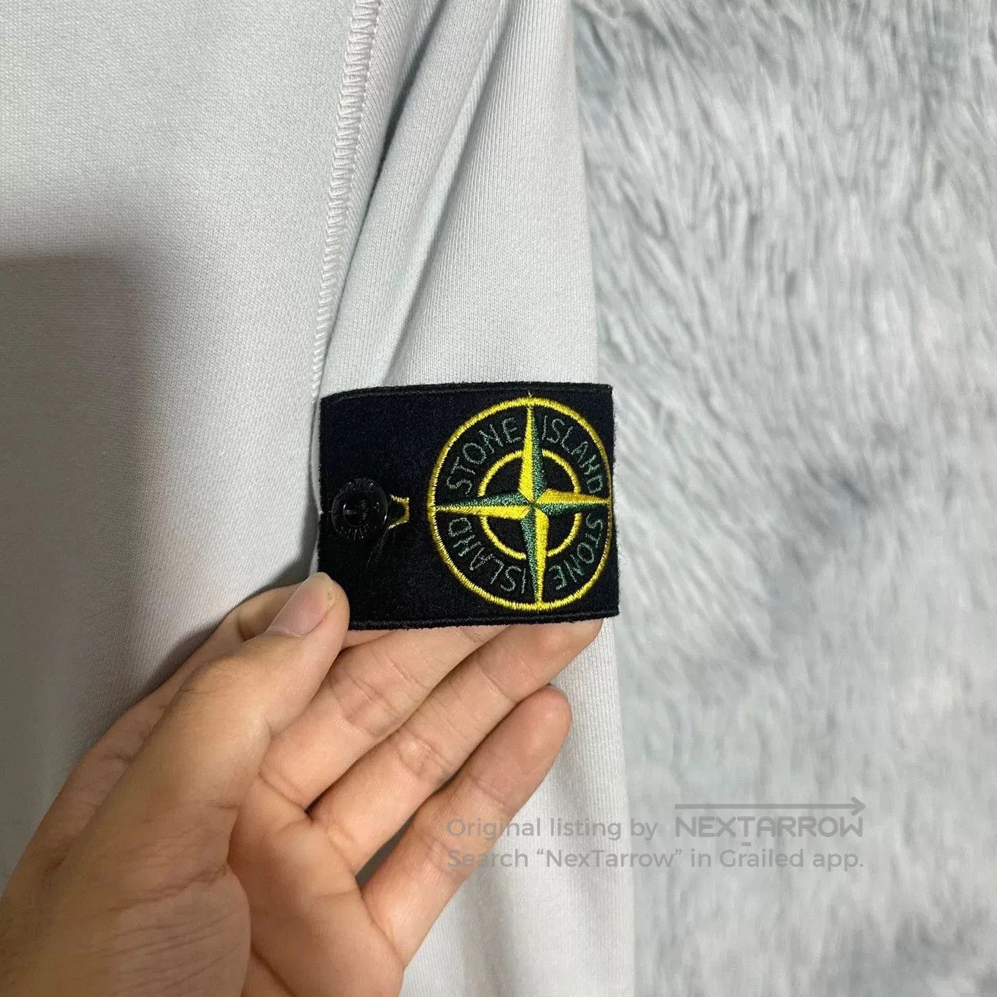 Stone Island stone island crewneck sweatshirt ice frost blue. Size US XL / EU 56 / 4 - 5 Thumbnail