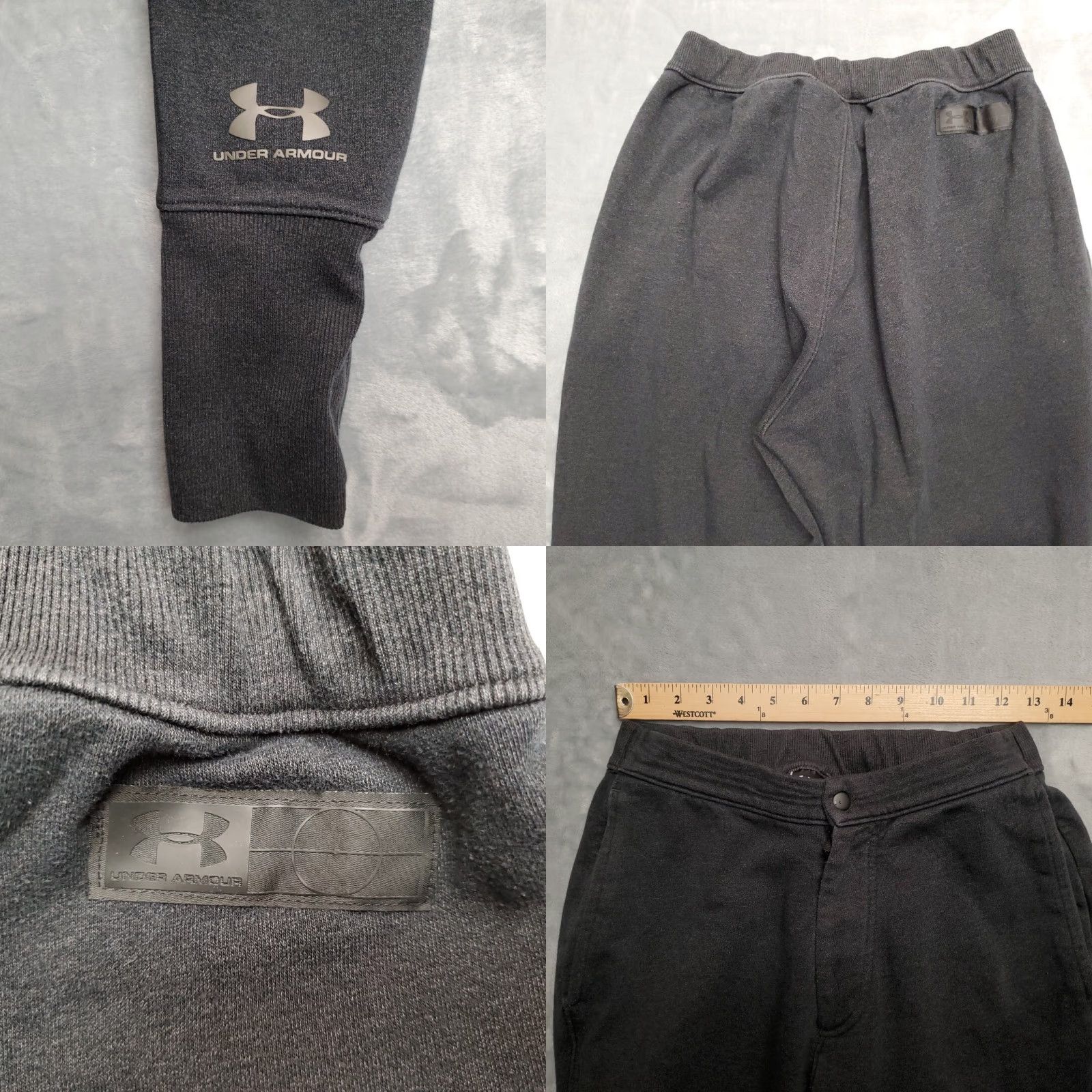 Under Armour Under Armour Accelerate Soccer Pants M Charcoal Coldgear Elastic Waist Sports Jogger Men Formal 0 Size US 31 - 8 Thumbnail