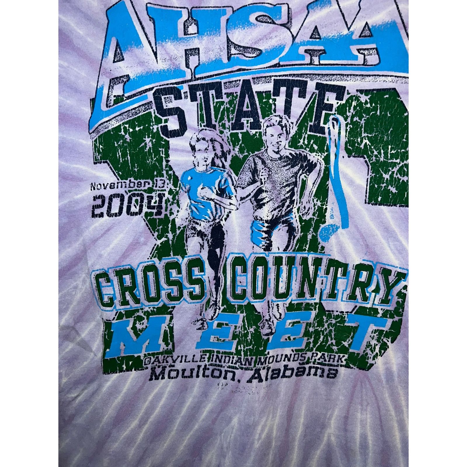 Gildan Vintage Cross Country Long Sleeve Shirt State 2004 S Small Size US S / EU 44-46 / 1 - 4 Thumbnail
