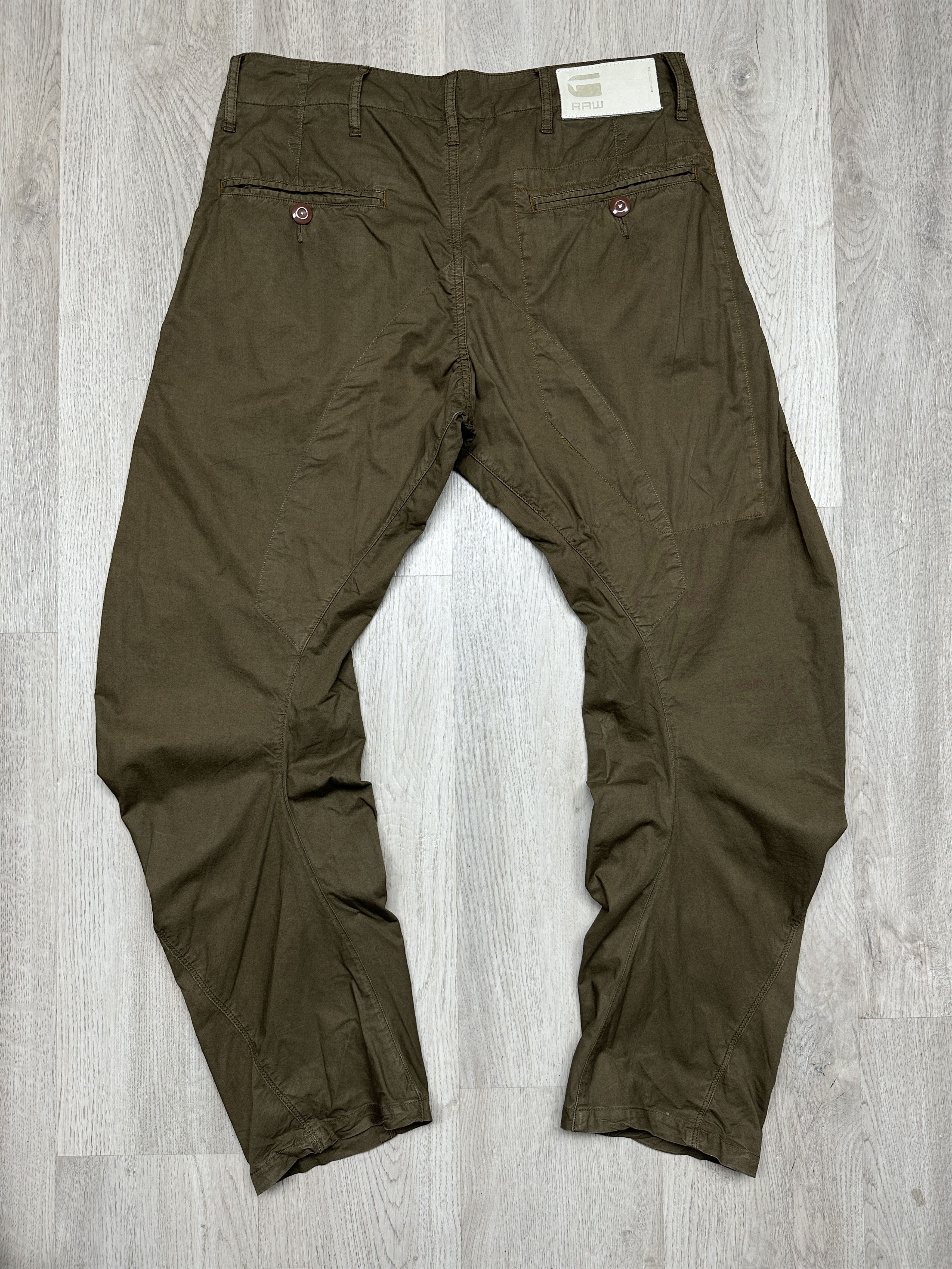 G-Star G Star Raw Mens New Omega Arc Chino Tapered Pants Size US 34 / EU 50 - 9 Thumbnail