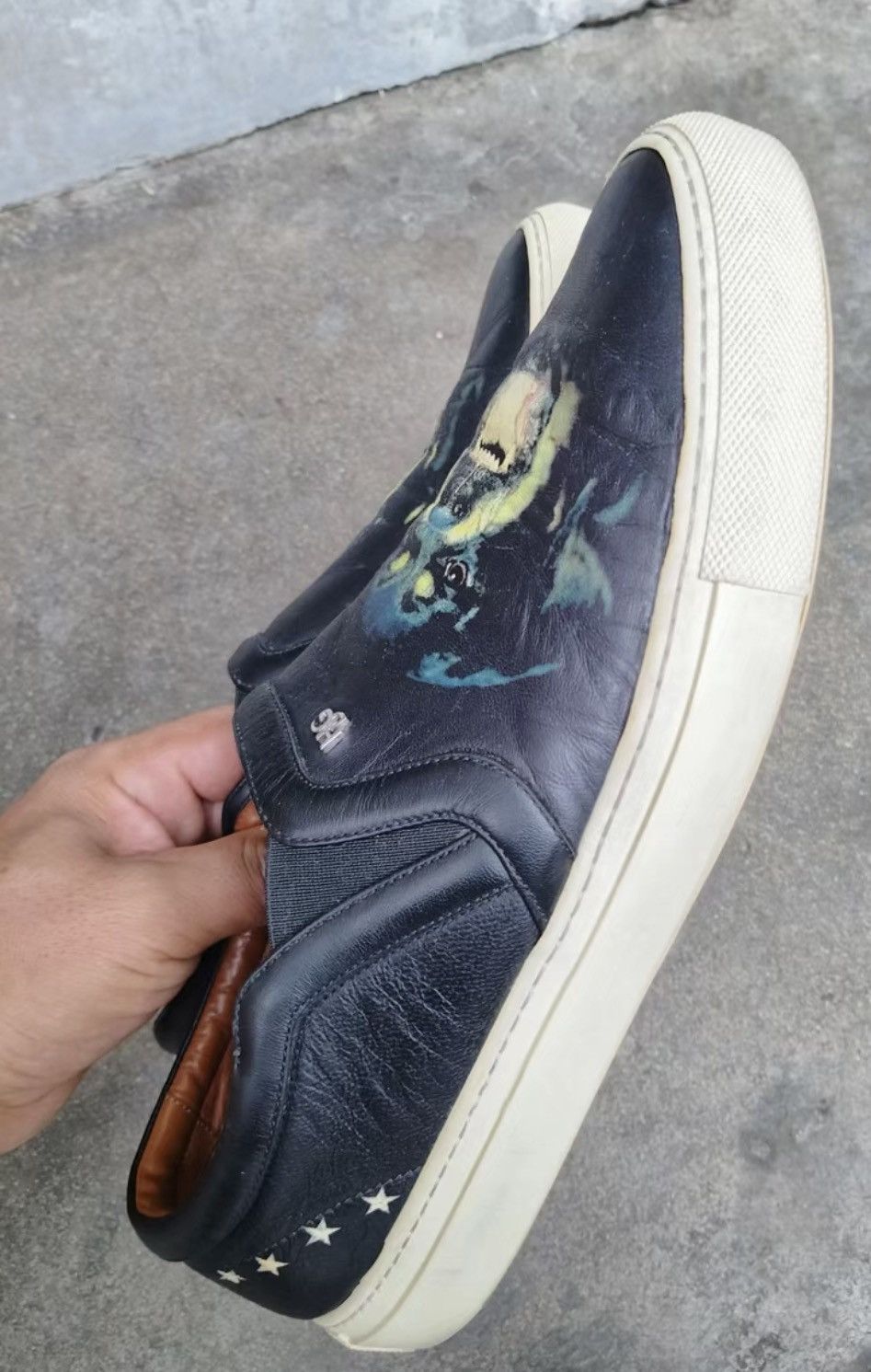Givenchy Givenchy Rottweiler Sneakers Slip On Sneakers Size US 10 / EU 43 - 2 Thumbnail