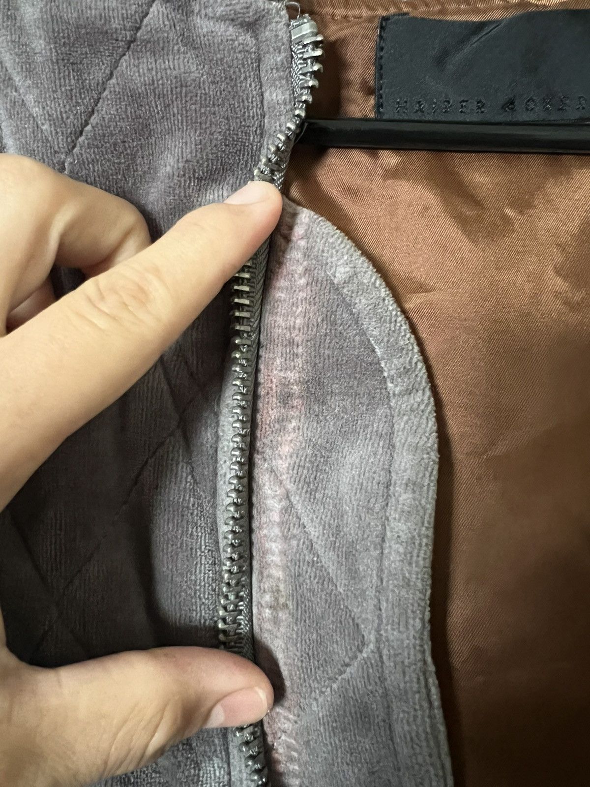 Haider Ackermann Haider Ackermann Quilted Velvet Bomber Jacket Size US L / EU 52-54 / 3 - 6 Thumbnail