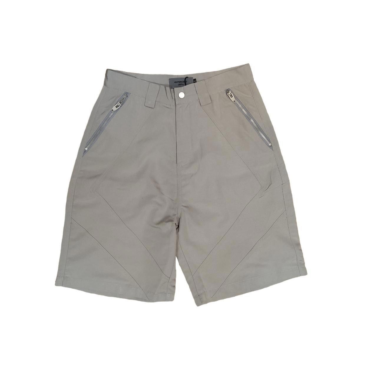 Other 49% Khaki Panelled Shorts Size US 28 / EU 44 - 1 Thumbnail