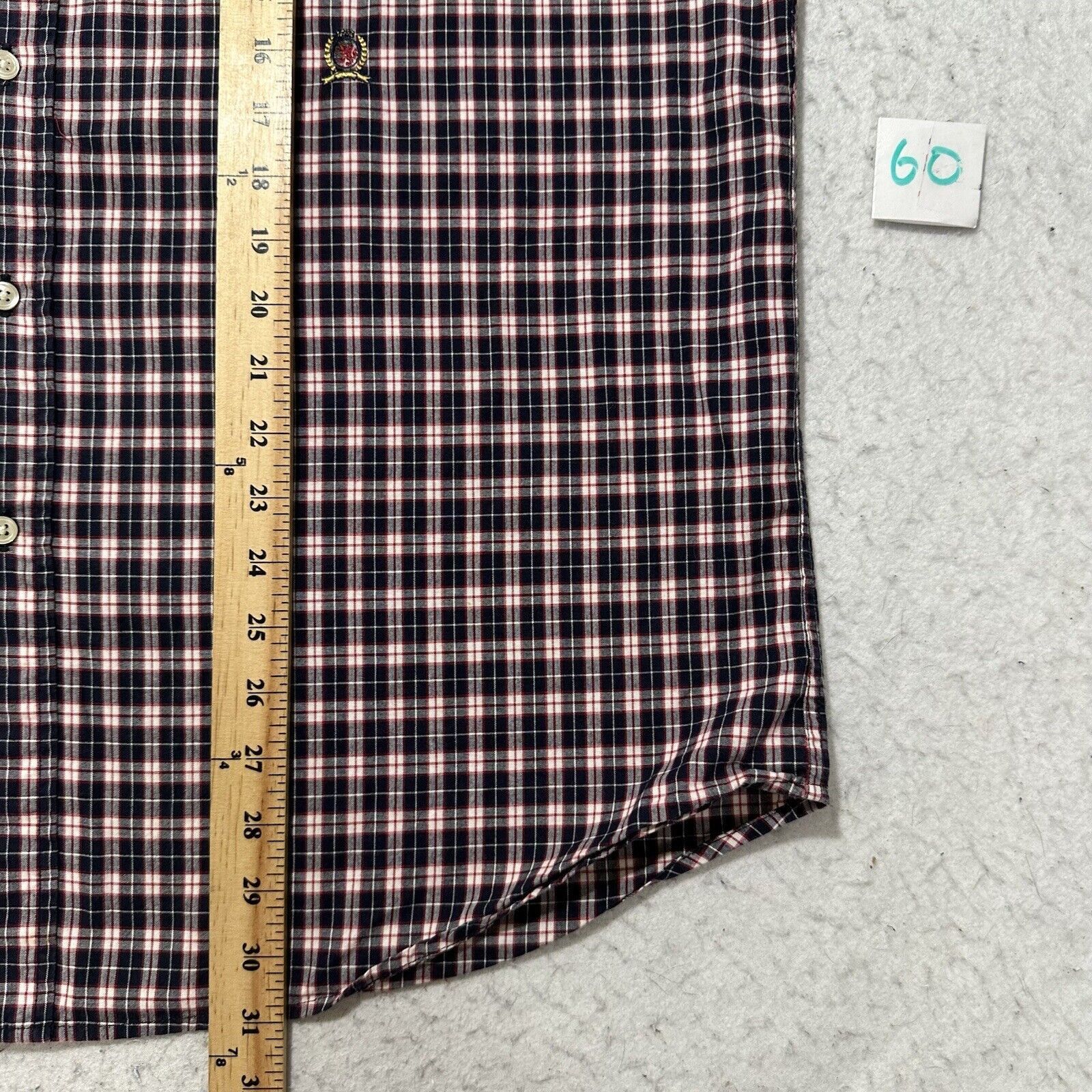 Tommy Hilfiger Tommy Hilfiger XL Button Long Sleeve Red Black Shirt Plaid Size US XL / EU 56 / 4 - 9 Thumbnail