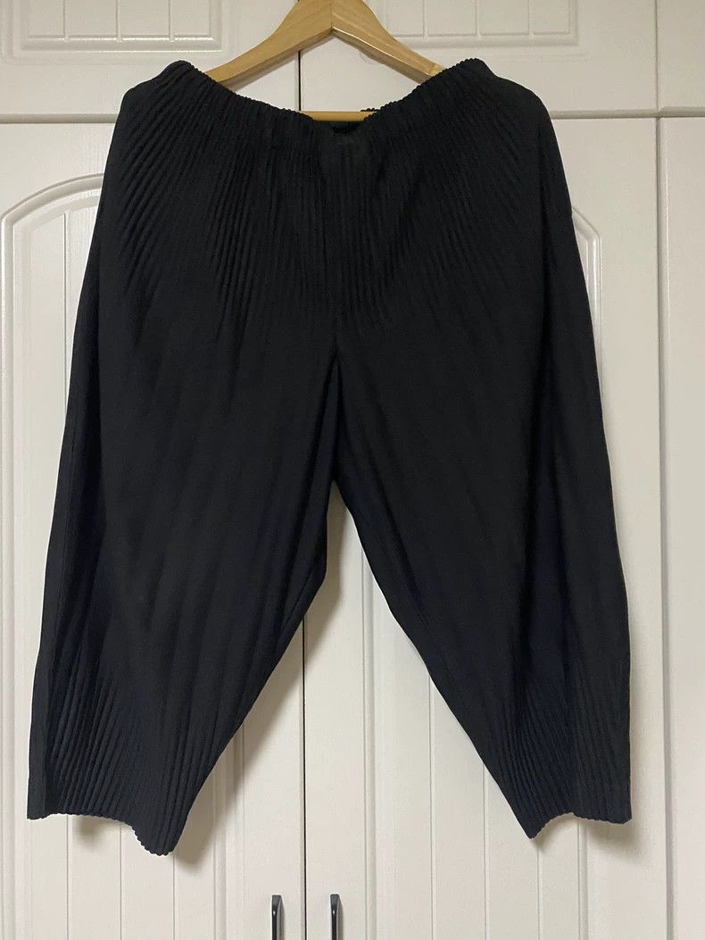 Issey Miyake issey miyake size:2 Black pleated pants Size US 26 / EU 42 - 1 Thumbnail