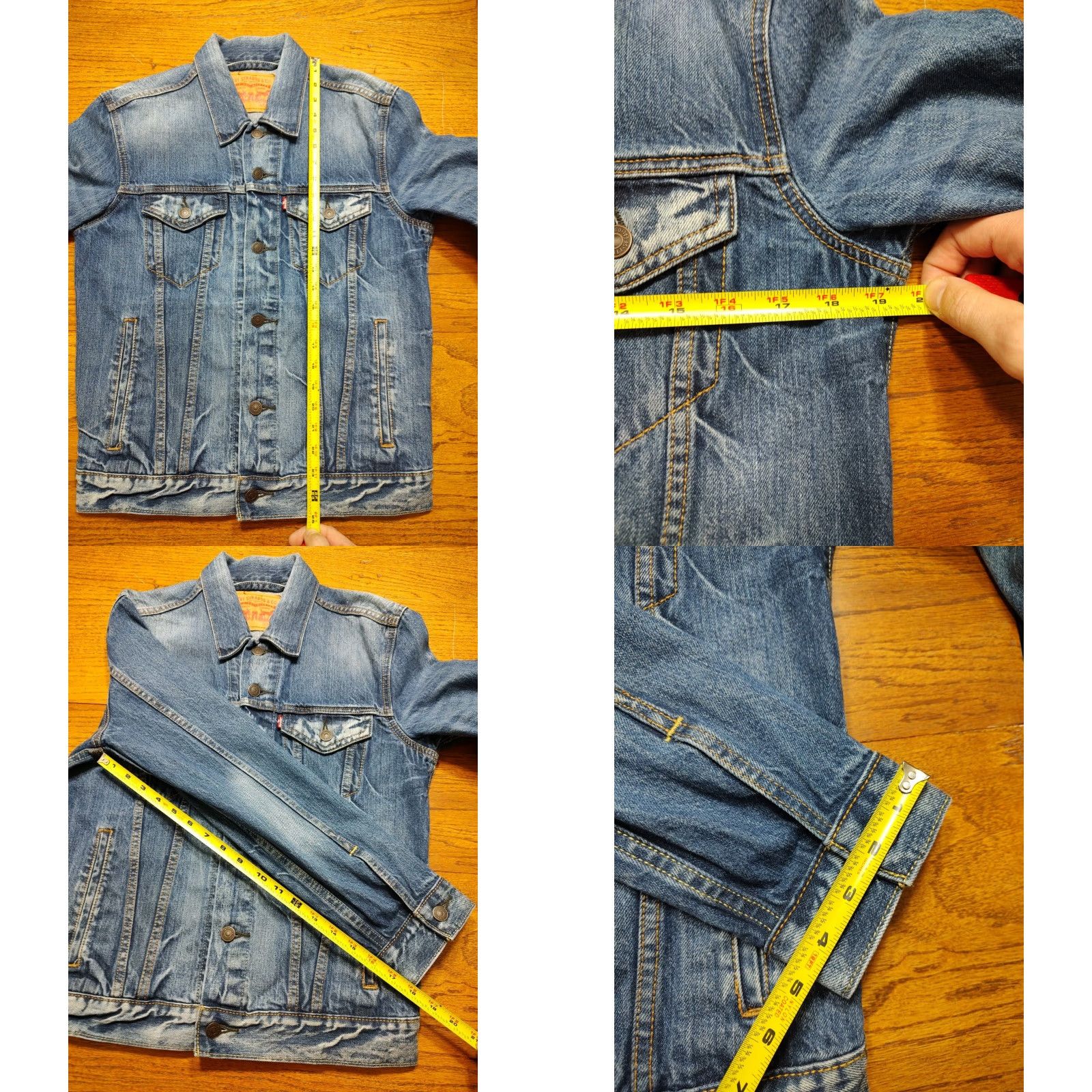 Levi's Levi's Trucker Jacket Mens Short Denim Light Blue 72334 Western 90s Style Size US 29 - 8 Thumbnail