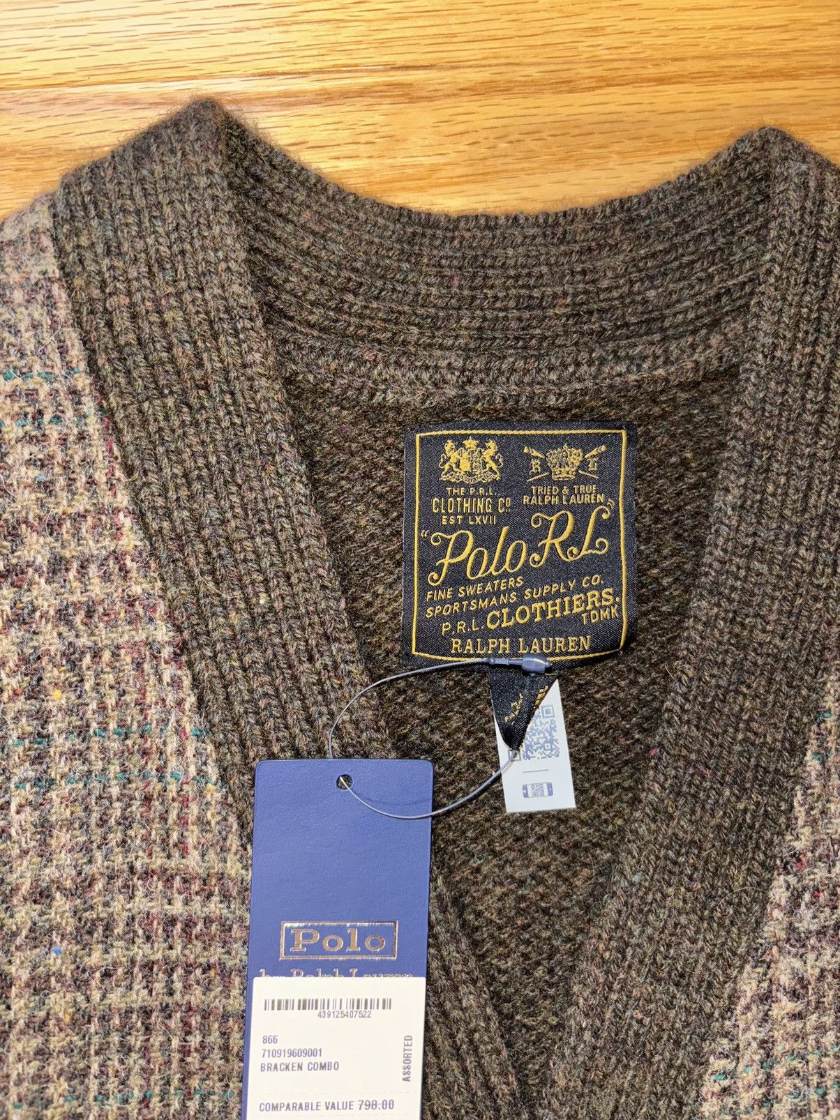 Polo Ralph Lauren Polo Ralph Lauren Wool/Alpaca Cardigan Size US L / EU 52-54 / 3 - 6 Thumbnail
