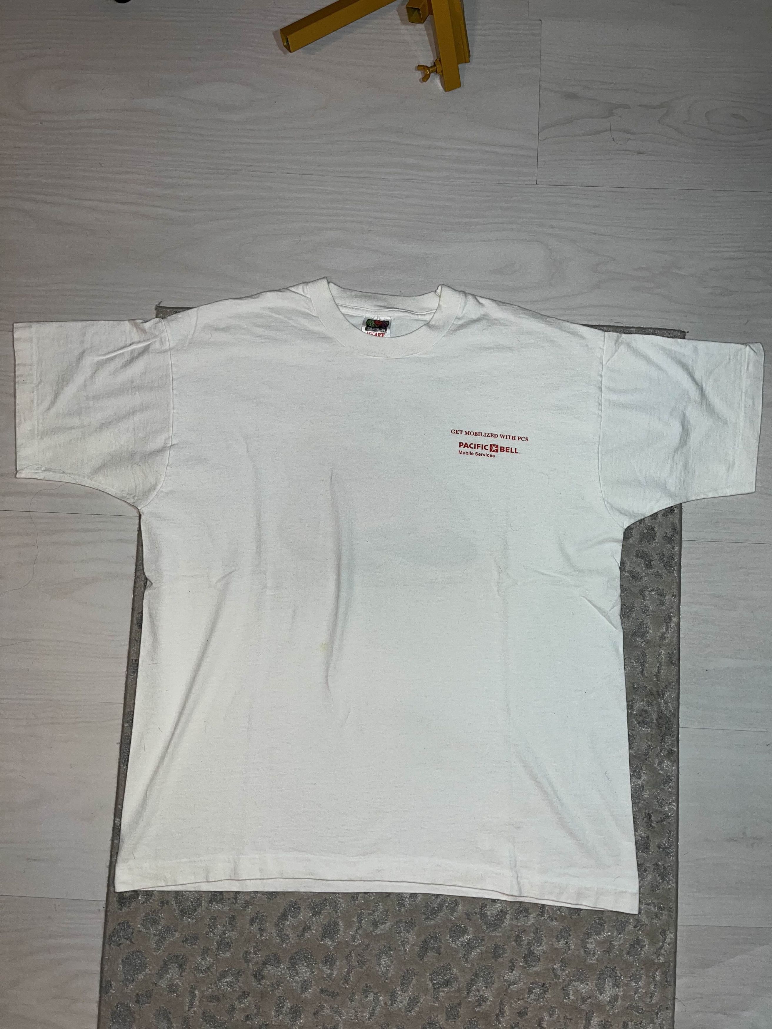 Fruit Of The Loom × Microsoft × Vintage Y2K Pacific Bell Mobile Services Tech Tee Size US XL / EU 56 / 4 - 3 Thumbnail