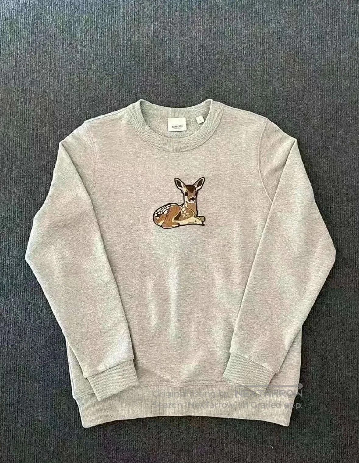 Burberry Burberry Women's Deer Embroidered Sweatshirt. Size M / US 6-8 / IT 42-44 - 5 Thumbnail