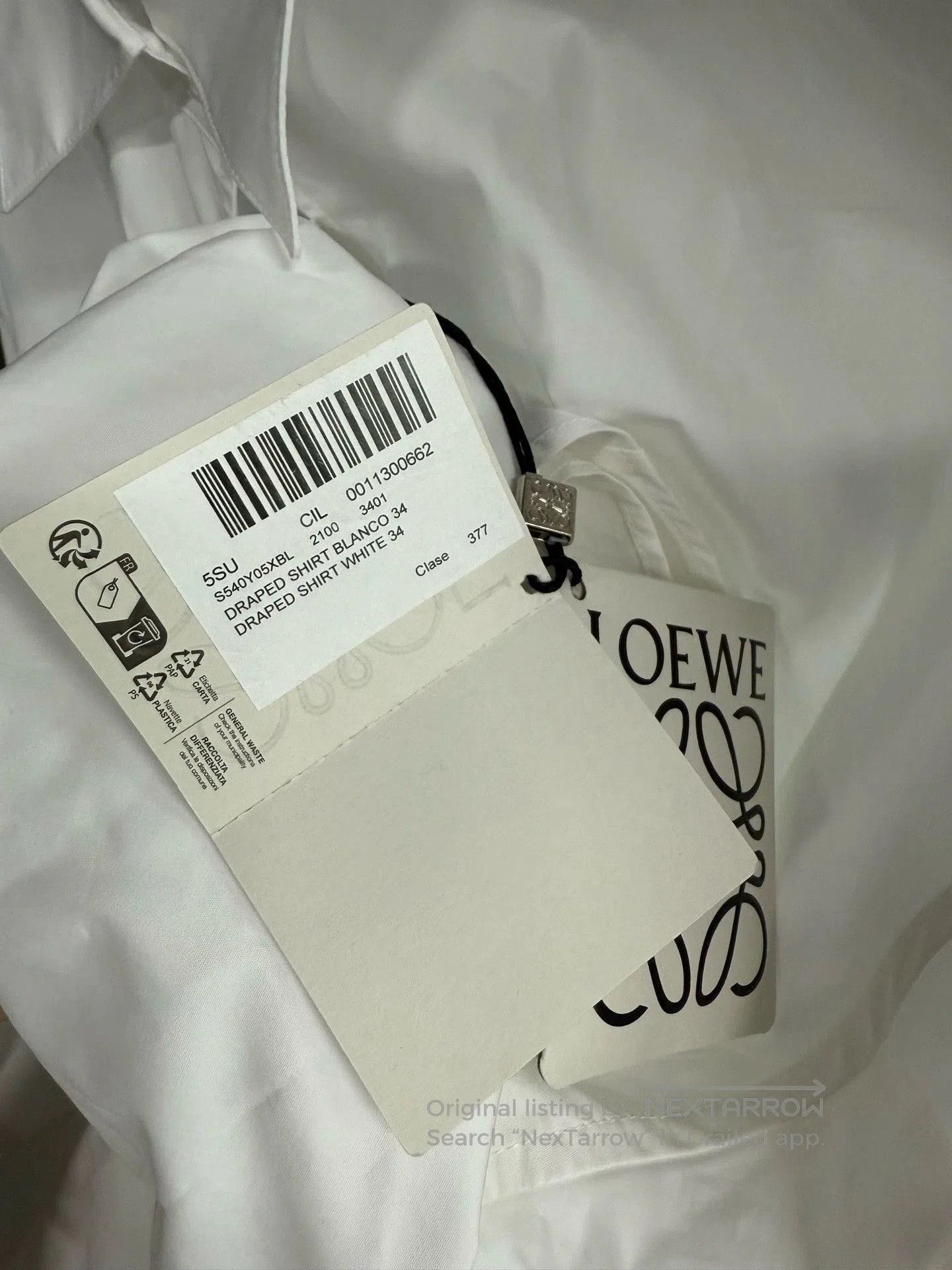 Loewe Loewe Asymmetric Layered Long Sleeve Shirt. Size US XS / EU 42 / 0 - 5 Thumbnail