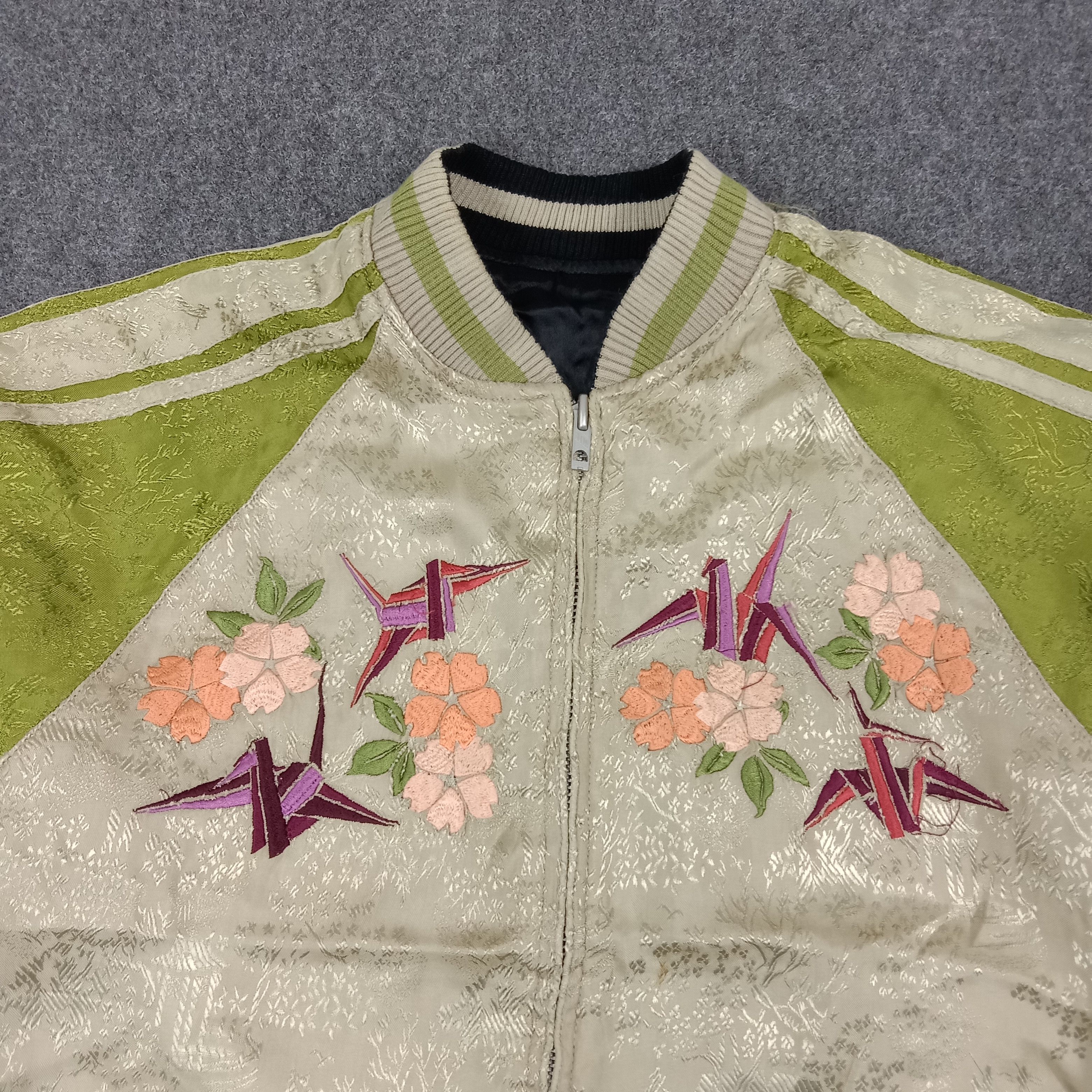 Japanese Brand Japanese Classic Script Reversible Sukajan Jacket C262N13 Size US M / EU 48-50 / 2 - 8 Thumbnail
