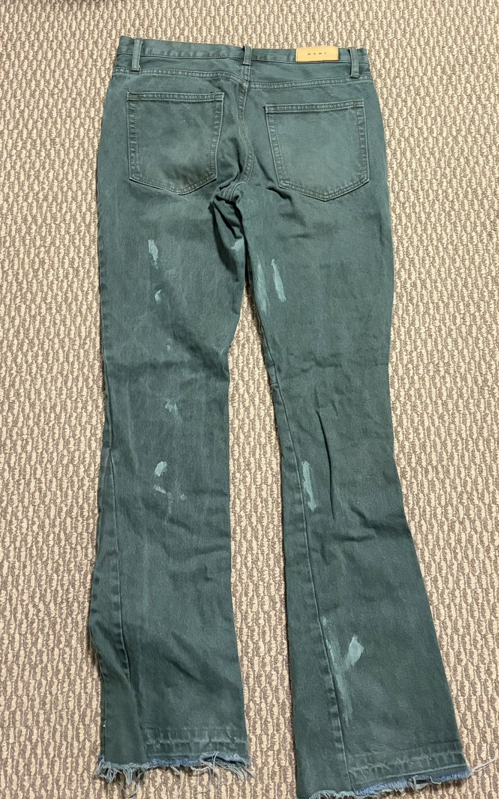 MNML B415 MNML Flare Denim - Olive Size US 31 - 2 Thumbnail