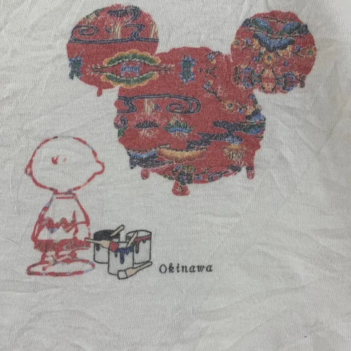 Peanuts SNOOPY PEANUTS OKINAWA JAPAN Collection Graffiti Tee Shirt Size S / US 4 / IT 40 - 3 Thumbnail