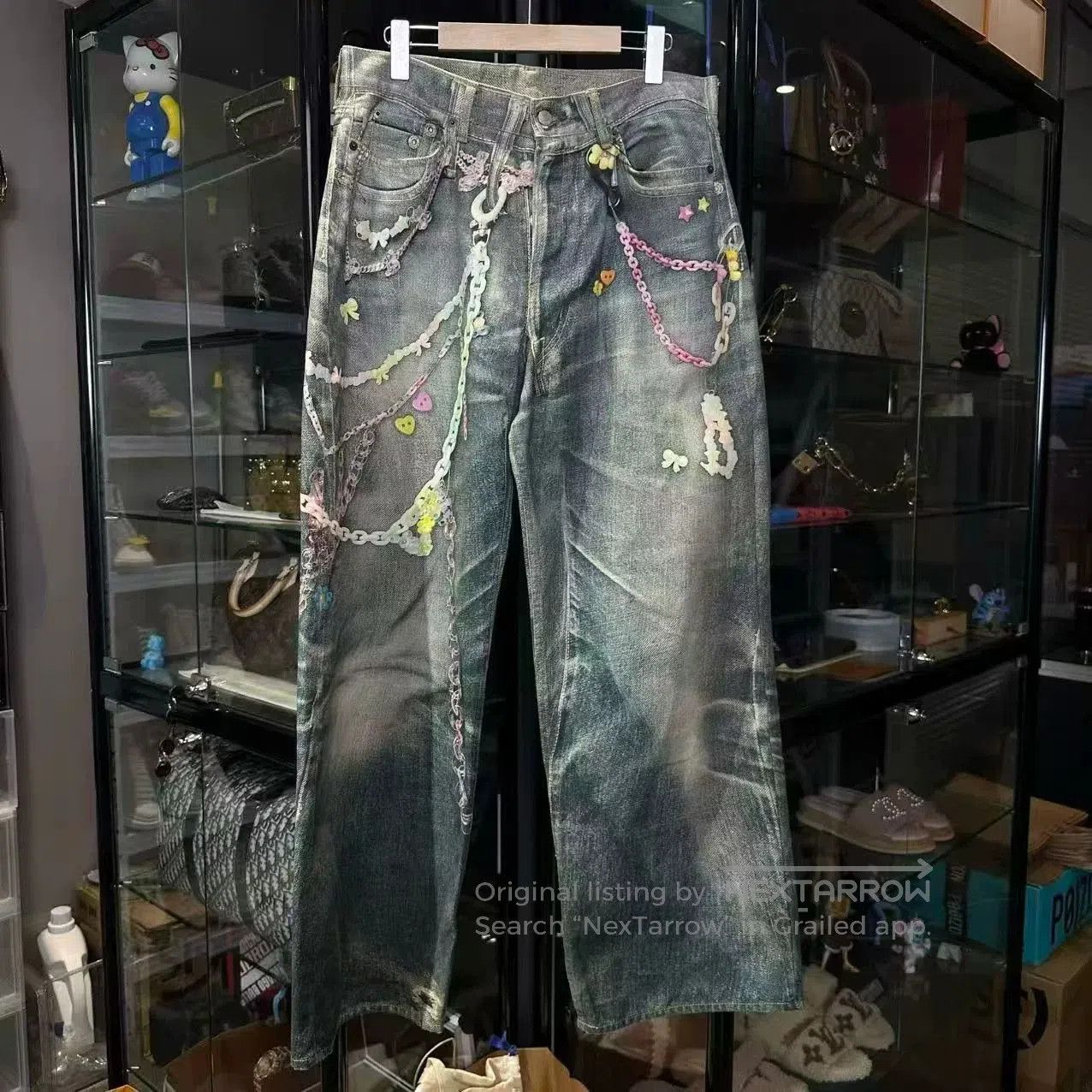 Acne Studios acne studios 3d print denim pants. Size US 34 / EU 50 - 1 Thumbnail