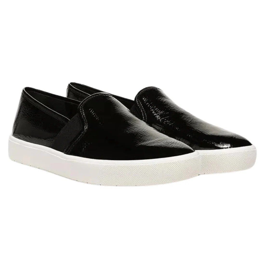 Vince Vince Blair Leather Women's Slip-On Sneaker Black/White Sz 9 Size US 9 / IT 39 - 2 Thumbnail