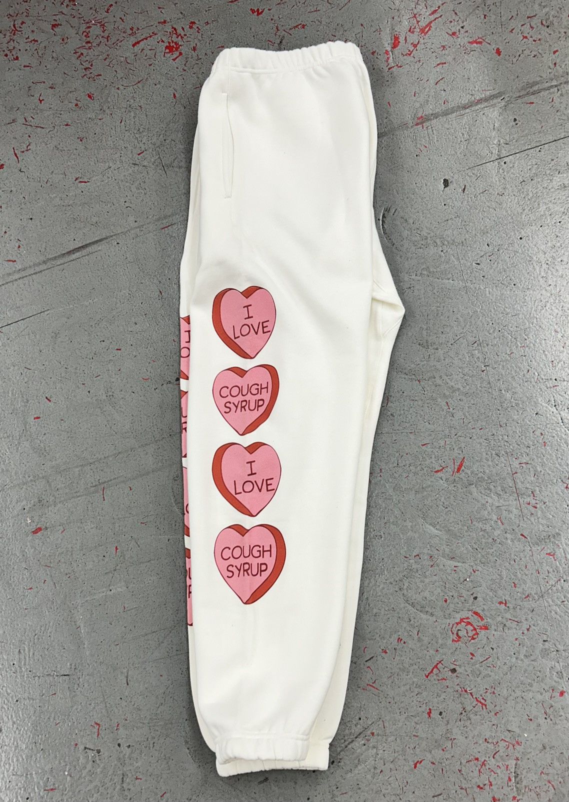 Awful Lot of Cough Syrup Awful Lot Of Cough Syrup Valentines Day Sweatpants New Size US 40 / EU 56 - 3 Thumbnail