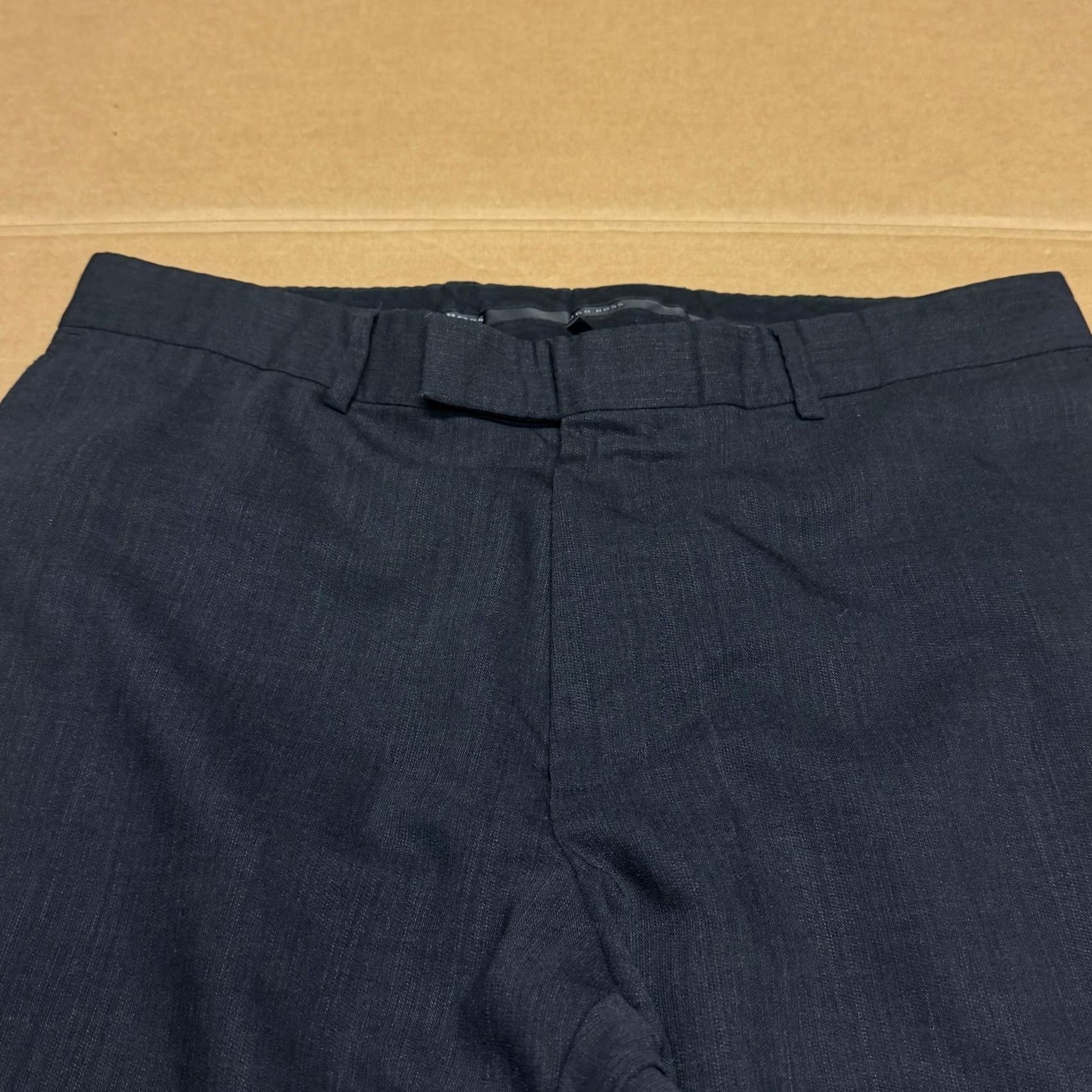 Hugo Boss Hugo Boss Dress Pants Mens 34x32 Gray Wool Flat Front Straight Business Size US 34 / EU 50 - 7 Thumbnail