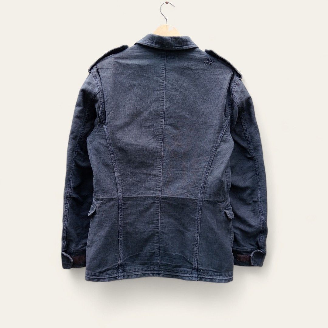 45rpm × Blue Blue Japan × Japanese Brand Vintage Blue Blue Japan M65 Jacket Size US L / EU 52-54 / 3 - 2 Thumbnail