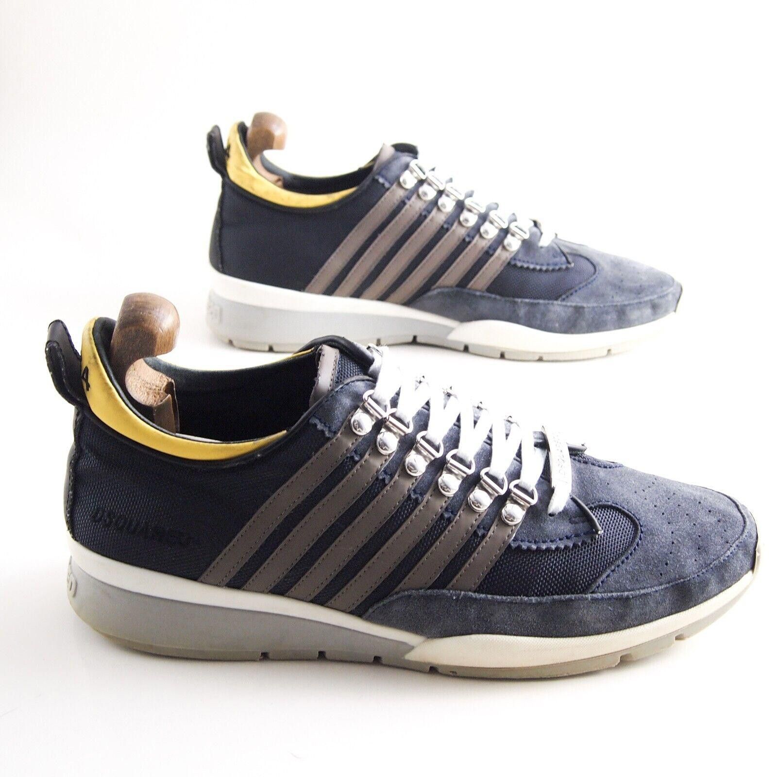 Dsquared2 Dsquared2 Low Top Sneakers Blue Suede Canvas US 11 EU 44 Size US 11 / EU 44 - 5 Thumbnail