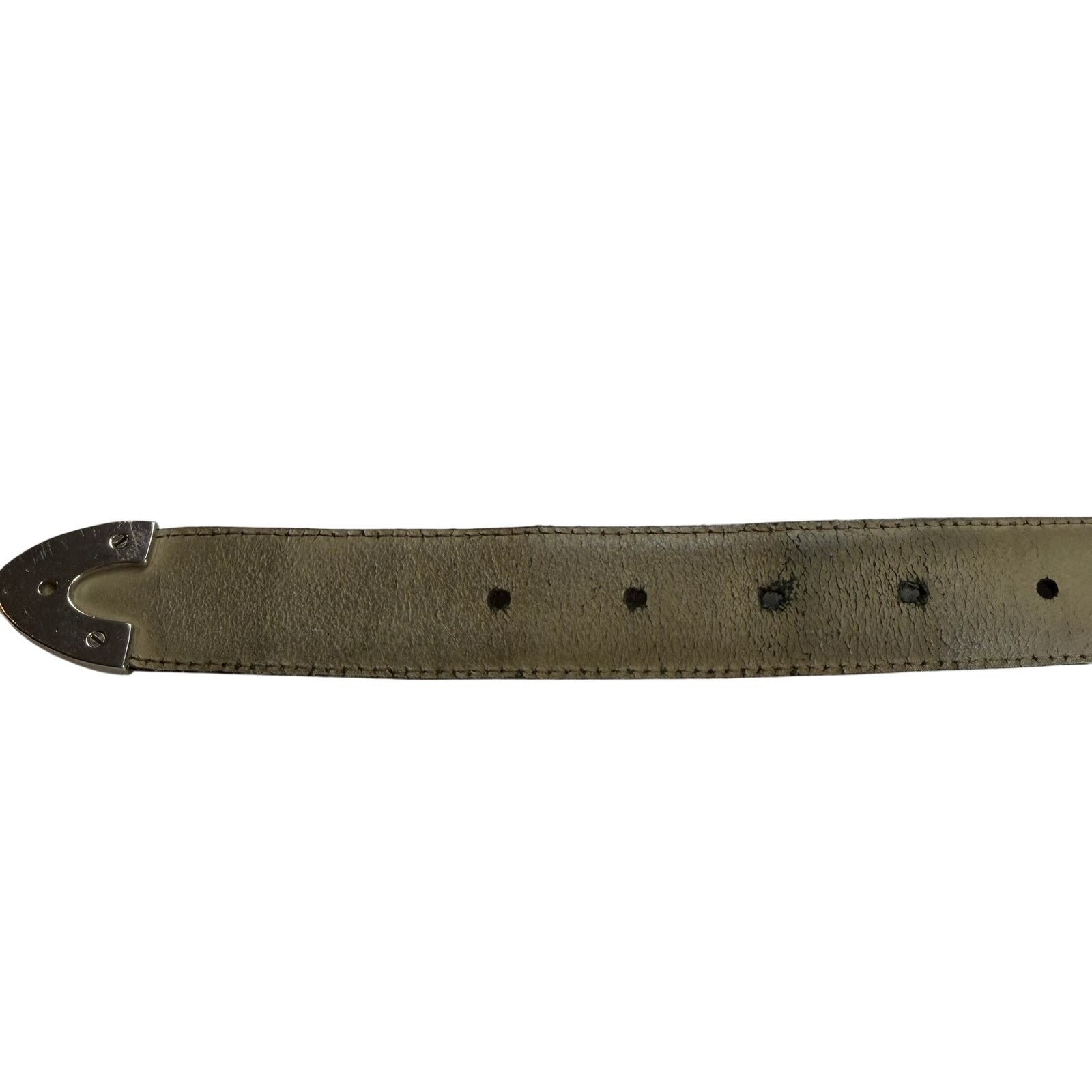 Other Avanti Black Croc Embossed Leather Belt Size 42 Size 42 - 5 Thumbnail
