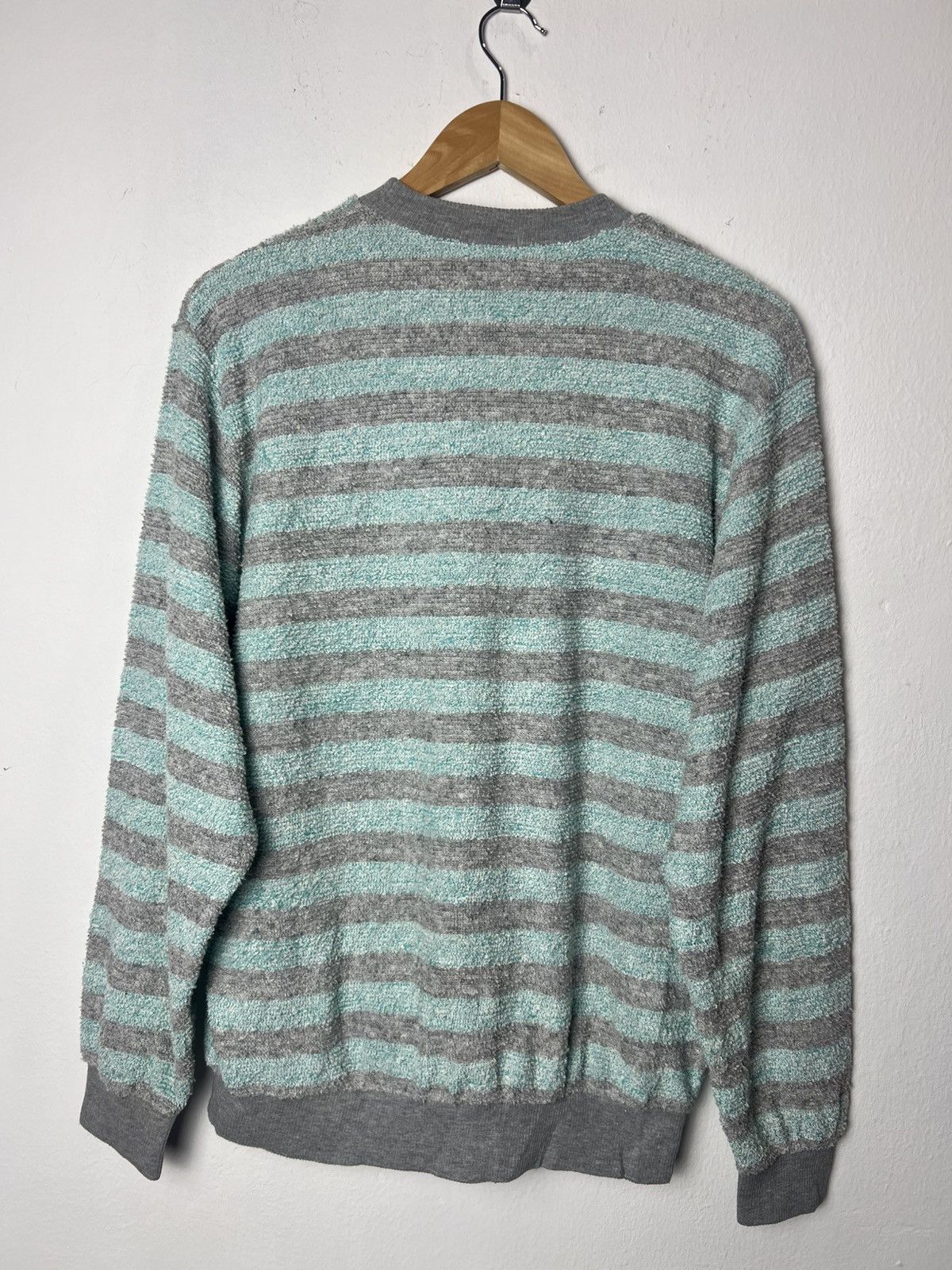 Japanese Brand Vintage Asics Crewneck Striped Japan Made Sweatshirt Size US L / EU 52-54 / 3 - 7 Thumbnail