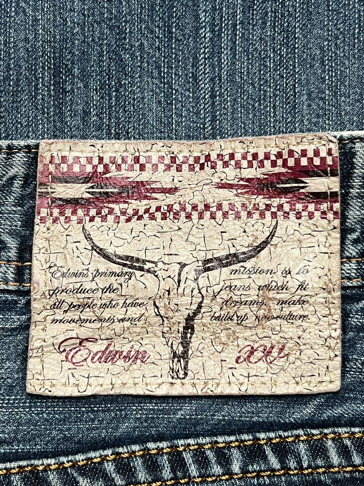 Edwin Bootcut Vintage Edwin 431 Japan - Faded, Distressed Jeans Size US 34 / EU 50 - 12 Thumbnail
