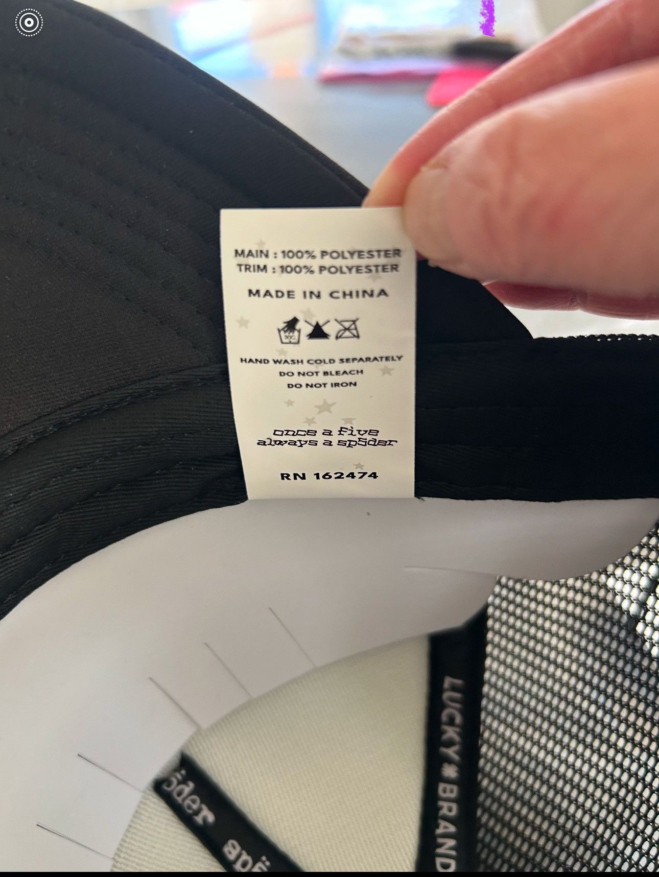 Sp5der SP5DER OG Web V2 Trucker Hat Size ONE SIZE - 10 Thumbnail