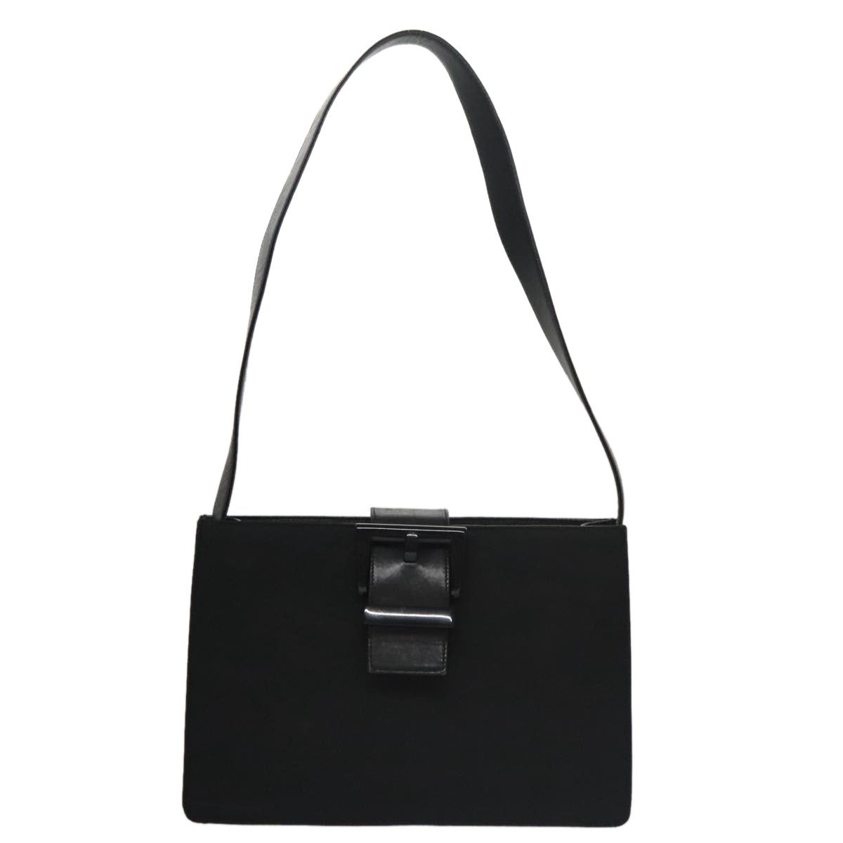 Prada Tessuto Black Synthetic Shoulder Bag (Pre-Owned) Size ONE SIZE - 1 Thumbnail