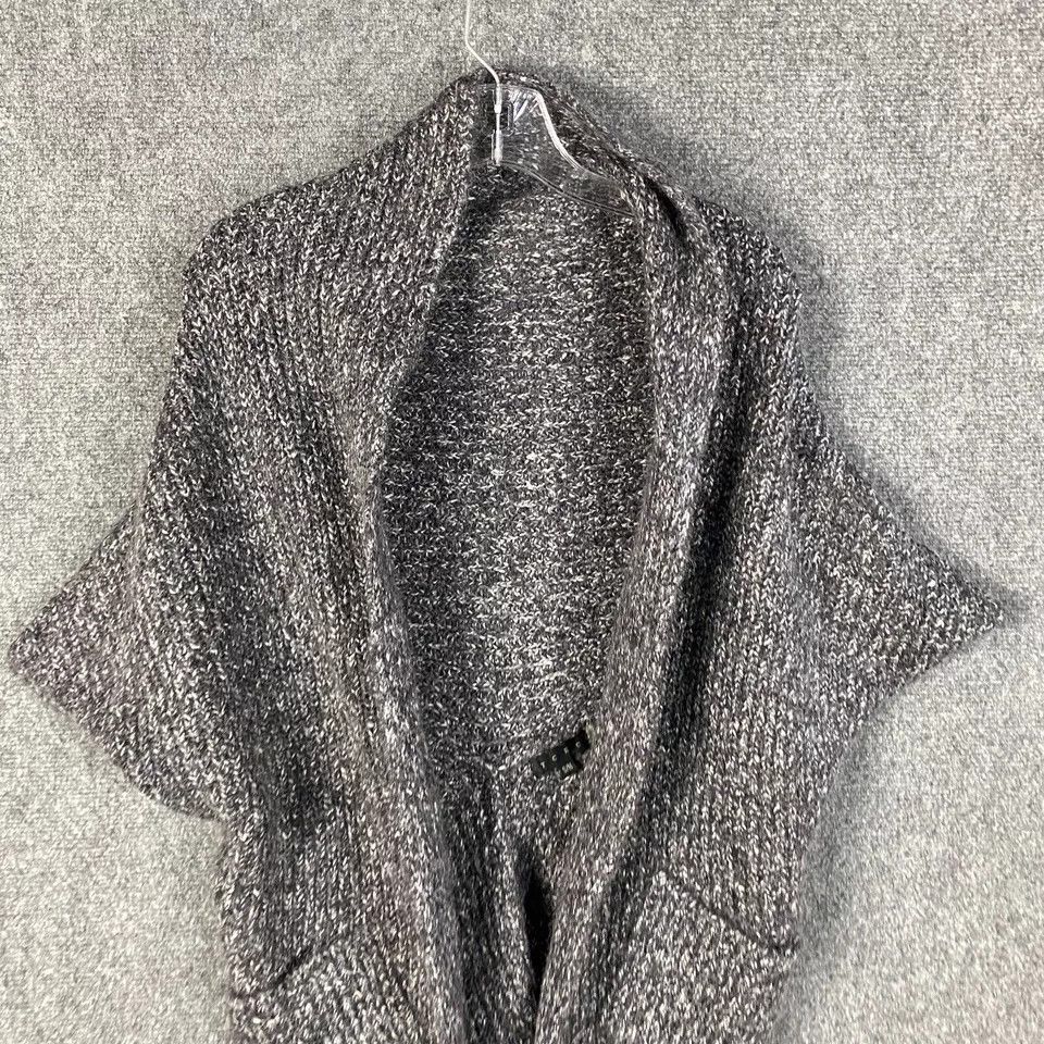 Other TCEC Cardigan Women's S/M Knitted Gray Wool Blend Adults Size S / US 4 / IT 40 - 2 Thumbnail