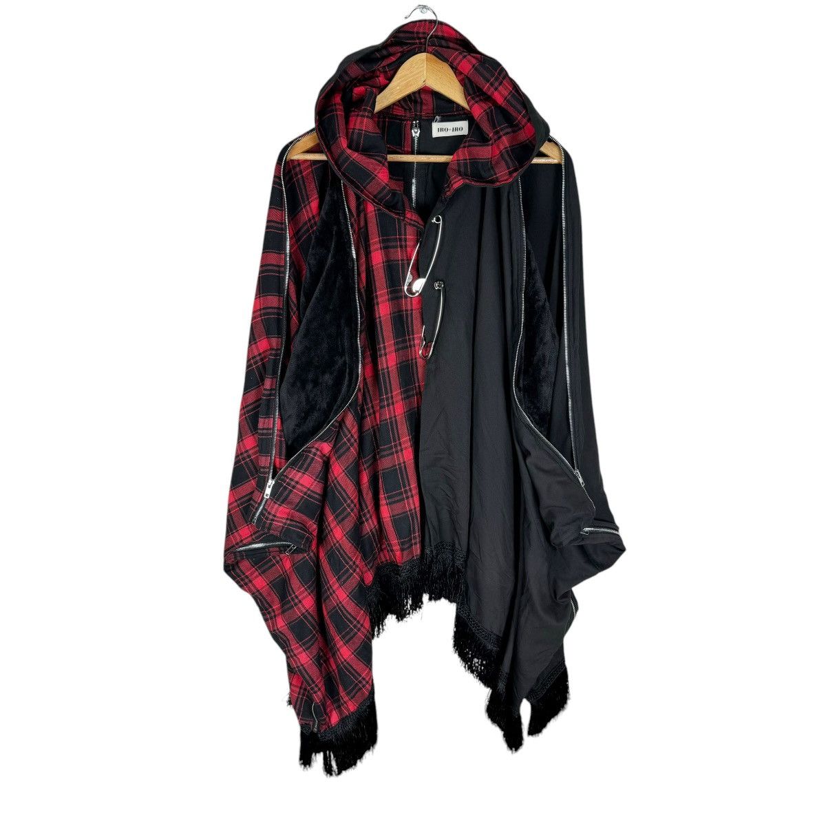 If Six Was Nine 🌟IRO + IRO HOODIE PONCHO GOTHIC JACKET Size M / US 6-8 / IT 42-44 - 2 Thumbnail