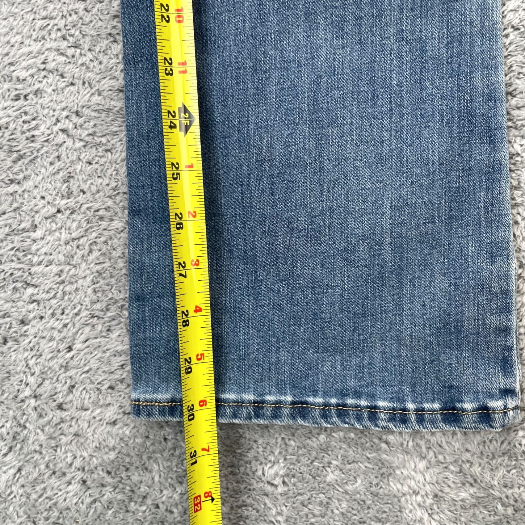 Levi's Levi's Jeans Womens 26x31 Denim Mid Rise Bootcut City Denizen by Levi's 5-Pocket Blue Cotton Polyester Spandex Regular Size 26 Womens Size 26" / US 2 / IT 38 - 7 Thumbnail
