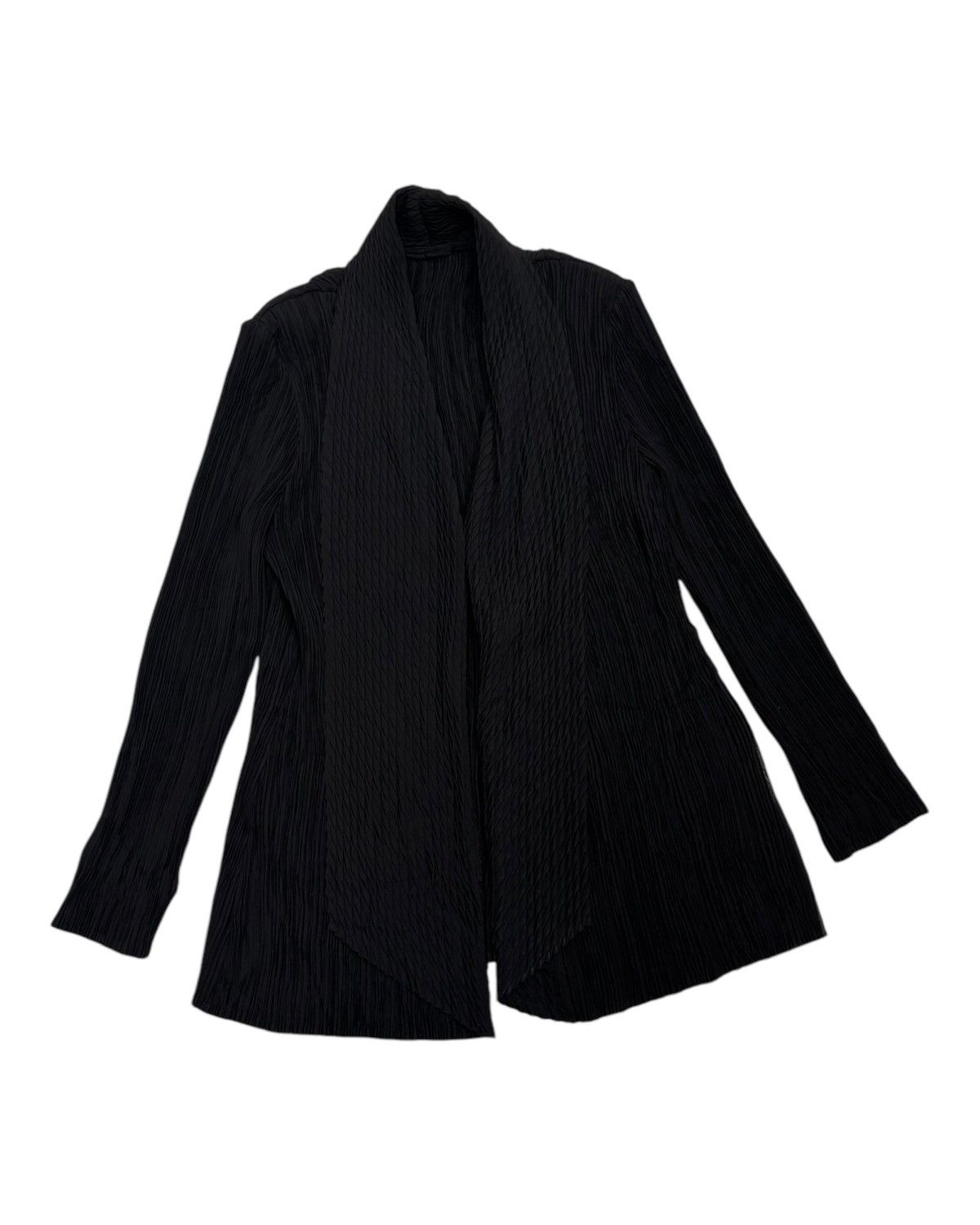 Issey Miyake × Japanese Brand × Pleats Please Issey Miyake PLEATED PLEASE ISSEY MIYAKE STYLE DESIGN DRAPE JACKET Size S / US 4 / IT 40 - 8 Thumbnail