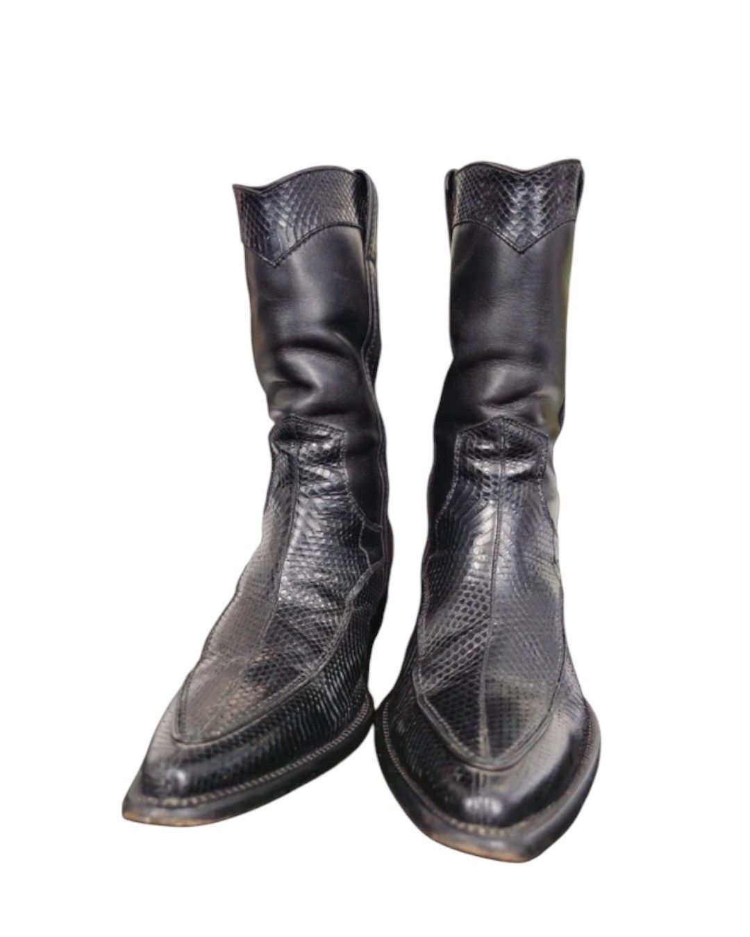 Dolce & Gabbana LIZARD SKIN COWBOY LEATHER BOOTS Size US 10 / EU 43 - 2 Thumbnail