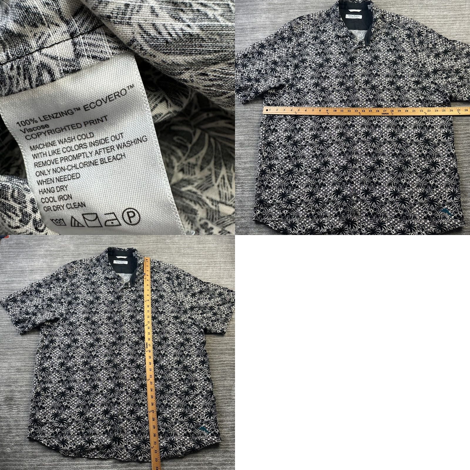 Tommy Bahama Tommy Bahama Shirt Mens 2XL Short Sleeve Black Camp Veracruz Cay Size US XXL / EU 58 / 5 - 8 Thumbnail