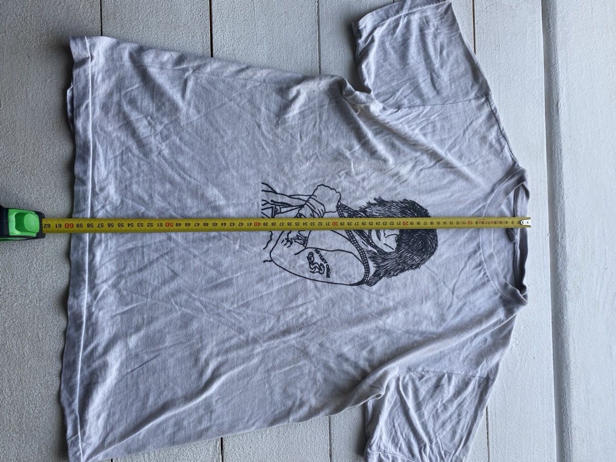 Band Tees × Vintage 90s Motley Crue Logo Tattoo White T Shirt Tee Tour Concert Size US S / EU 44-46 / 1 - 14 Thumbnail