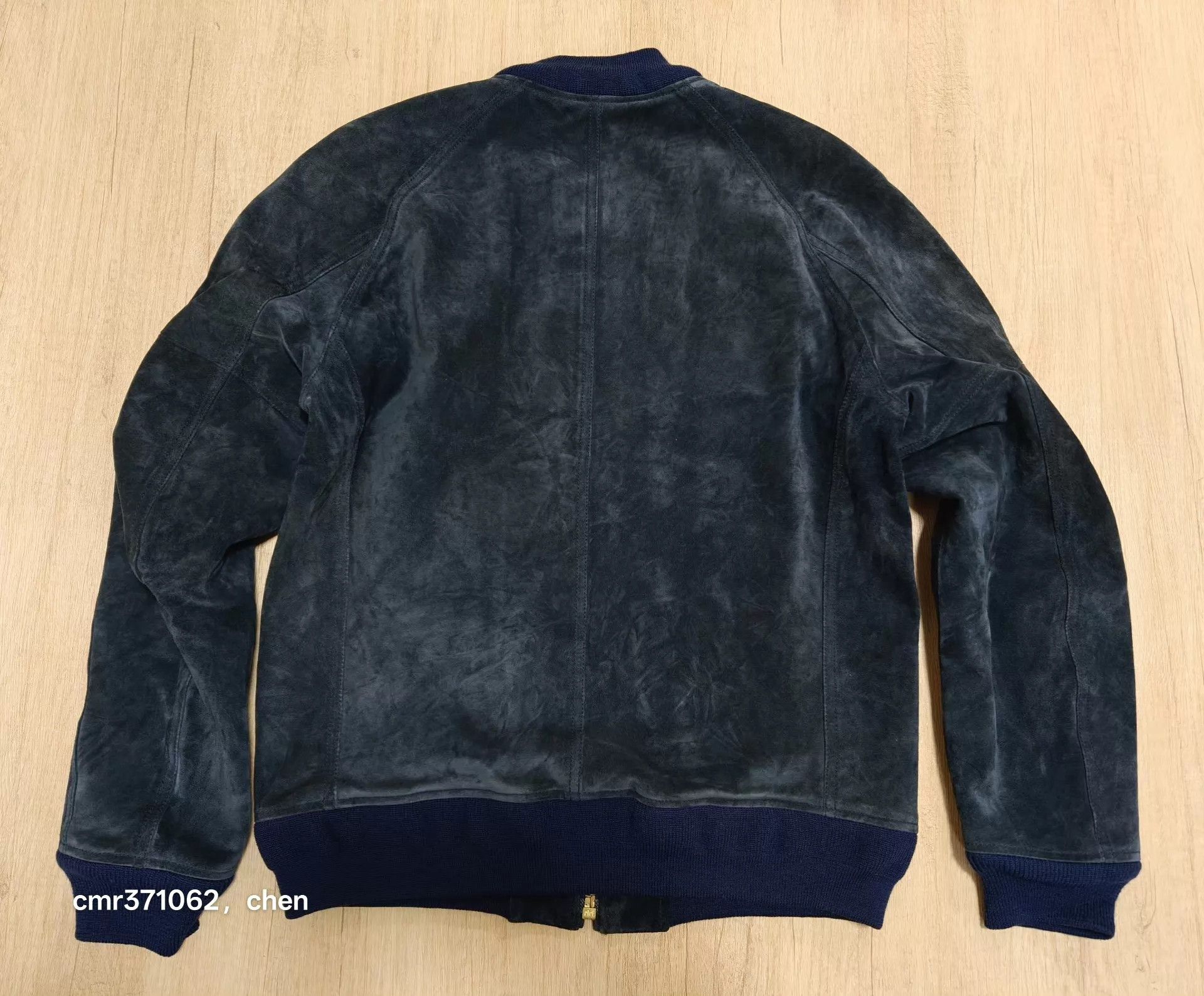 Visvim visvim 14AW Varsity Jkt Navy Sz2 Riri Zip Leather Size US M / EU 48-50 / 2 - 5 Thumbnail