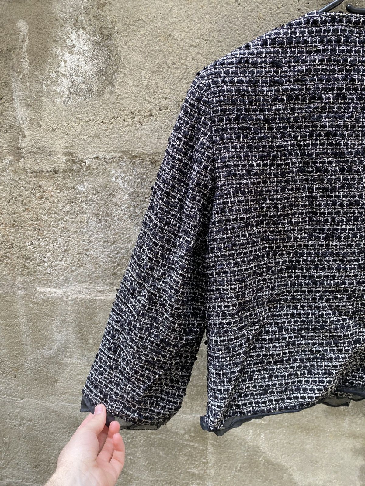 Max Mara Max Mara Studio braided gray Blazer Luxury style Size M / US 6-8 / IT 42-44 - 13 Thumbnail
