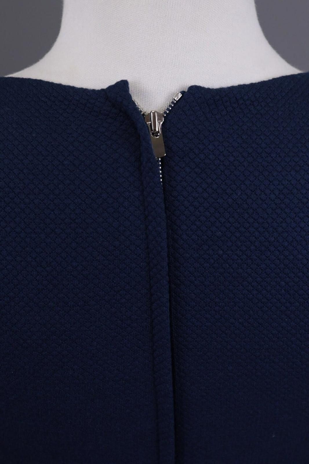 Designer Claudie Pierlot Blue Summer Party Skeater Dress Size 36 Size M / US 6-8 / IT 42-44 - 12 Thumbnail