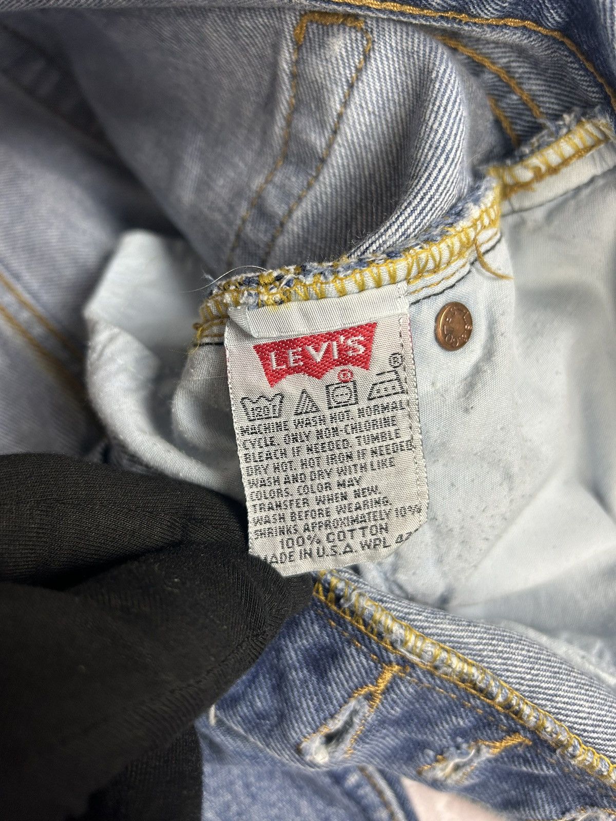 Levi's × Vintage y2k Levis 501xx Red Tab Jeans Vintage sz 34x32 90s RARE Size US 34 / EU 50 - 11 Thumbnail